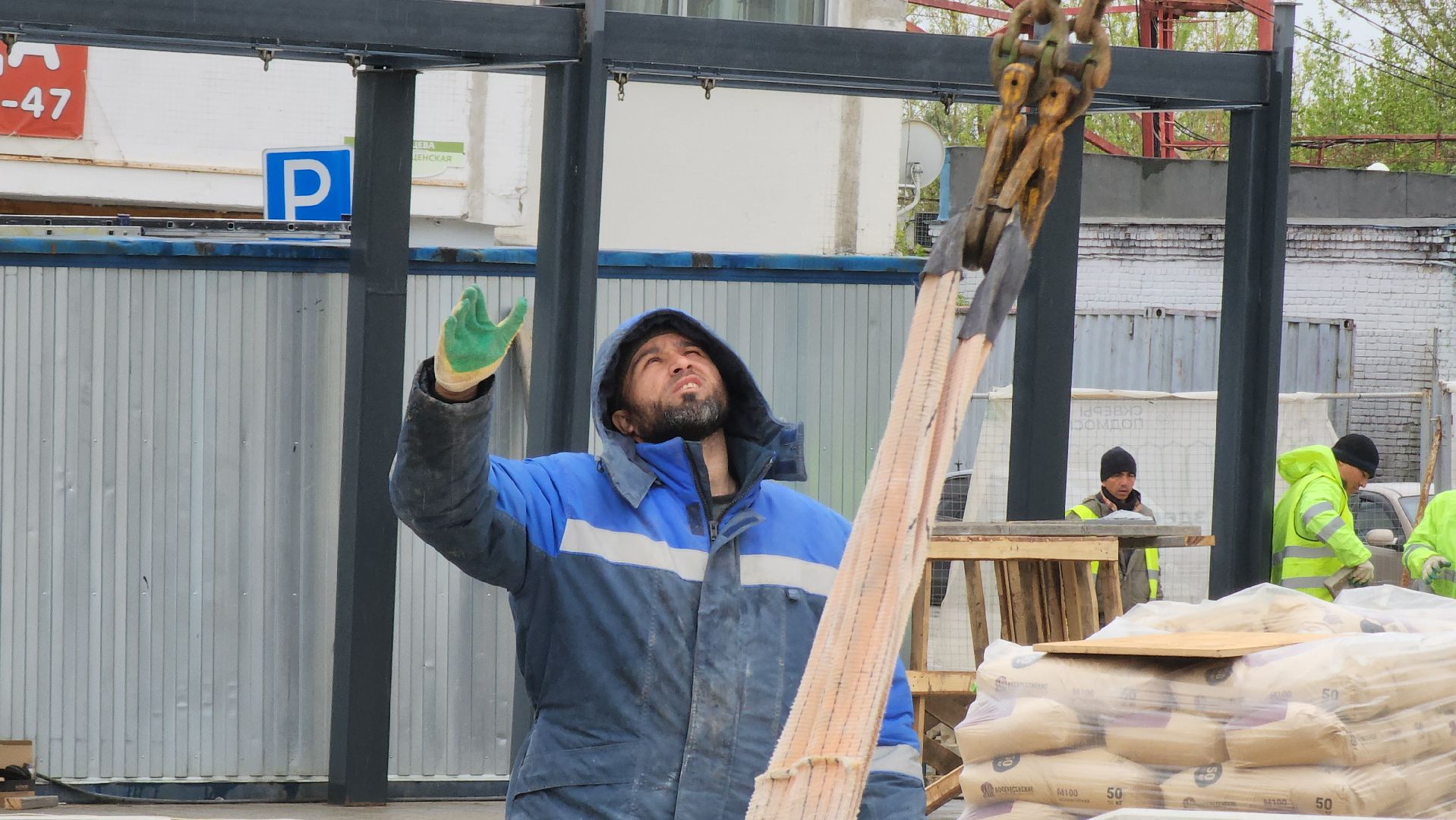 Руза ,  Стела населенный пункт воинской доблести, благоустройство, День Победы,