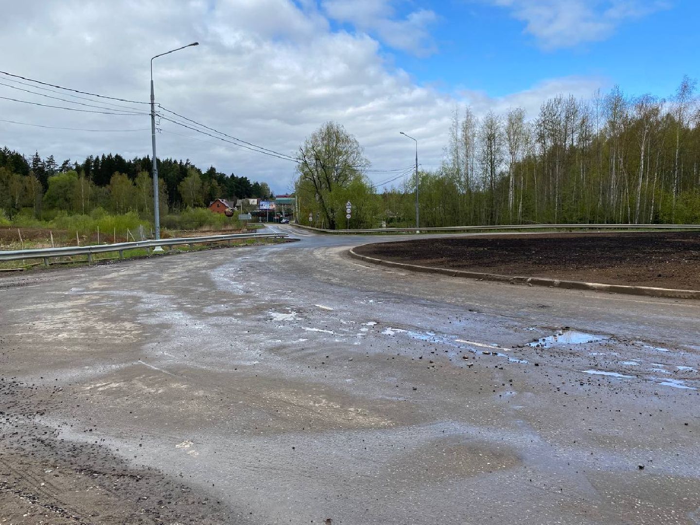 новый путепровод, путепровод в Аникеевке,