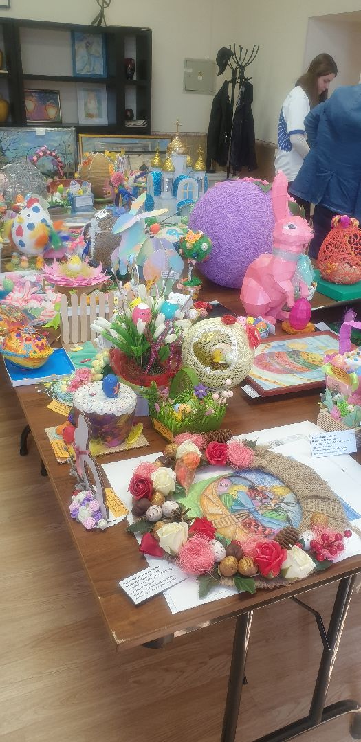 Долгопрудный, куличи, Пасха, рукоделие, выставка
