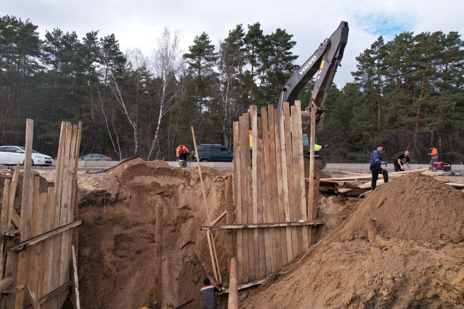 видео с коптера, путепровод в аникеевке, ремонт дороги в серпухове,