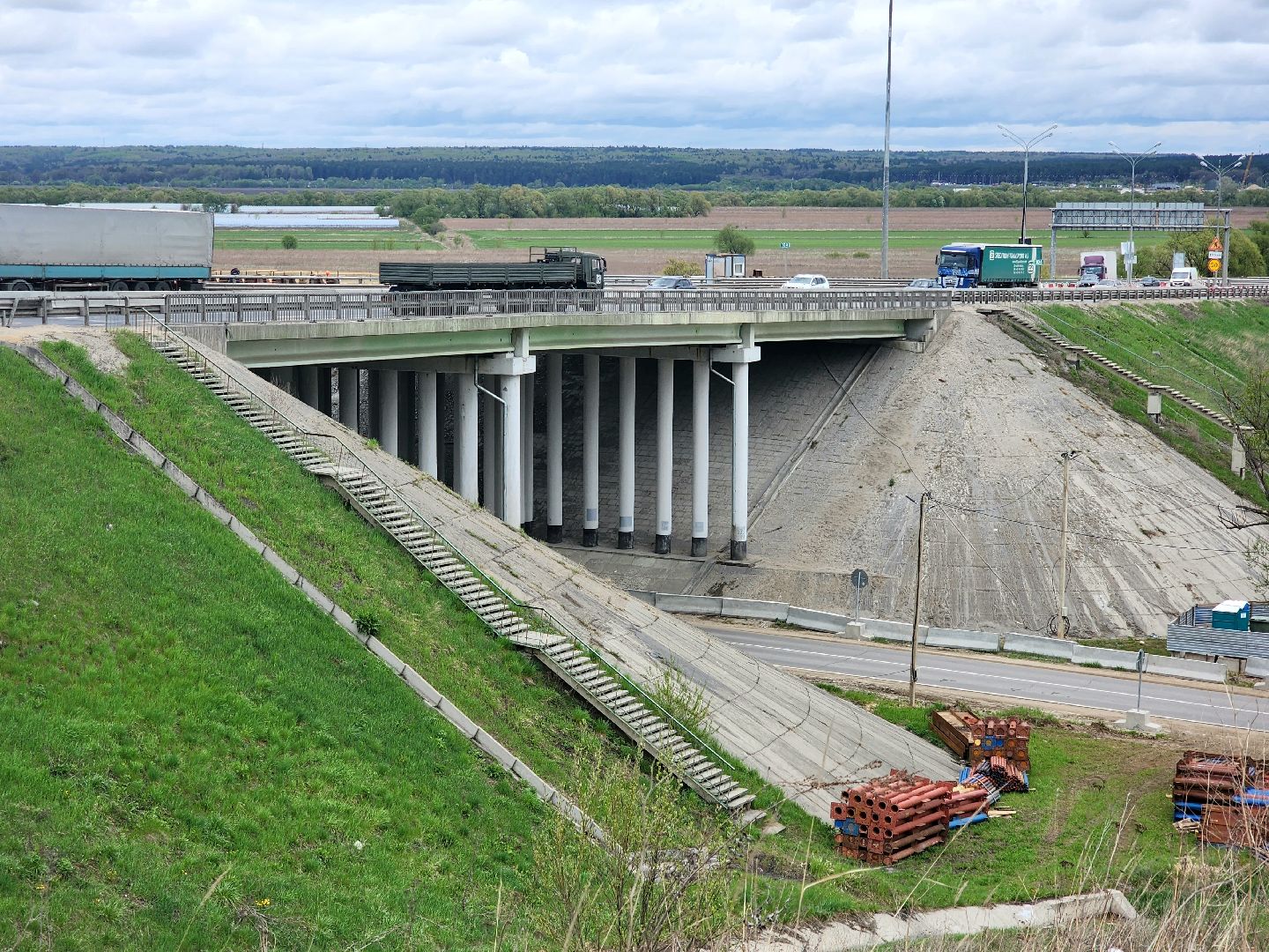 пущино, серпухов, дороги, ремонт путепровода, росавтодор, м-2 крым,
