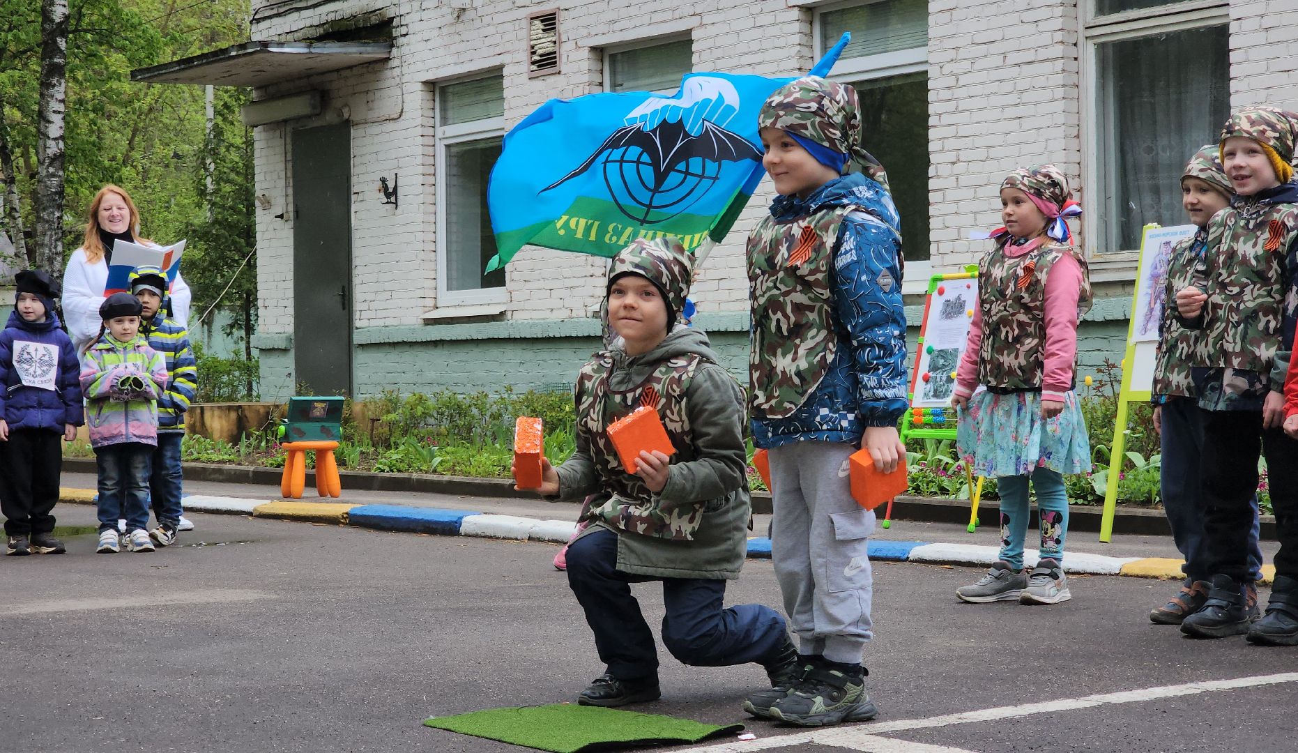 день победы, парад, детский сад,