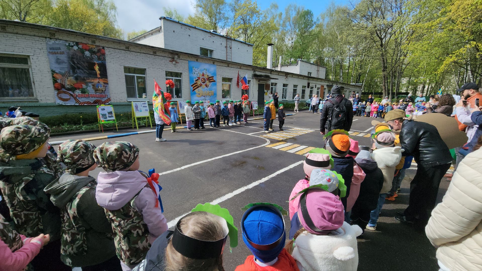 день победы, парад, детский сад,
