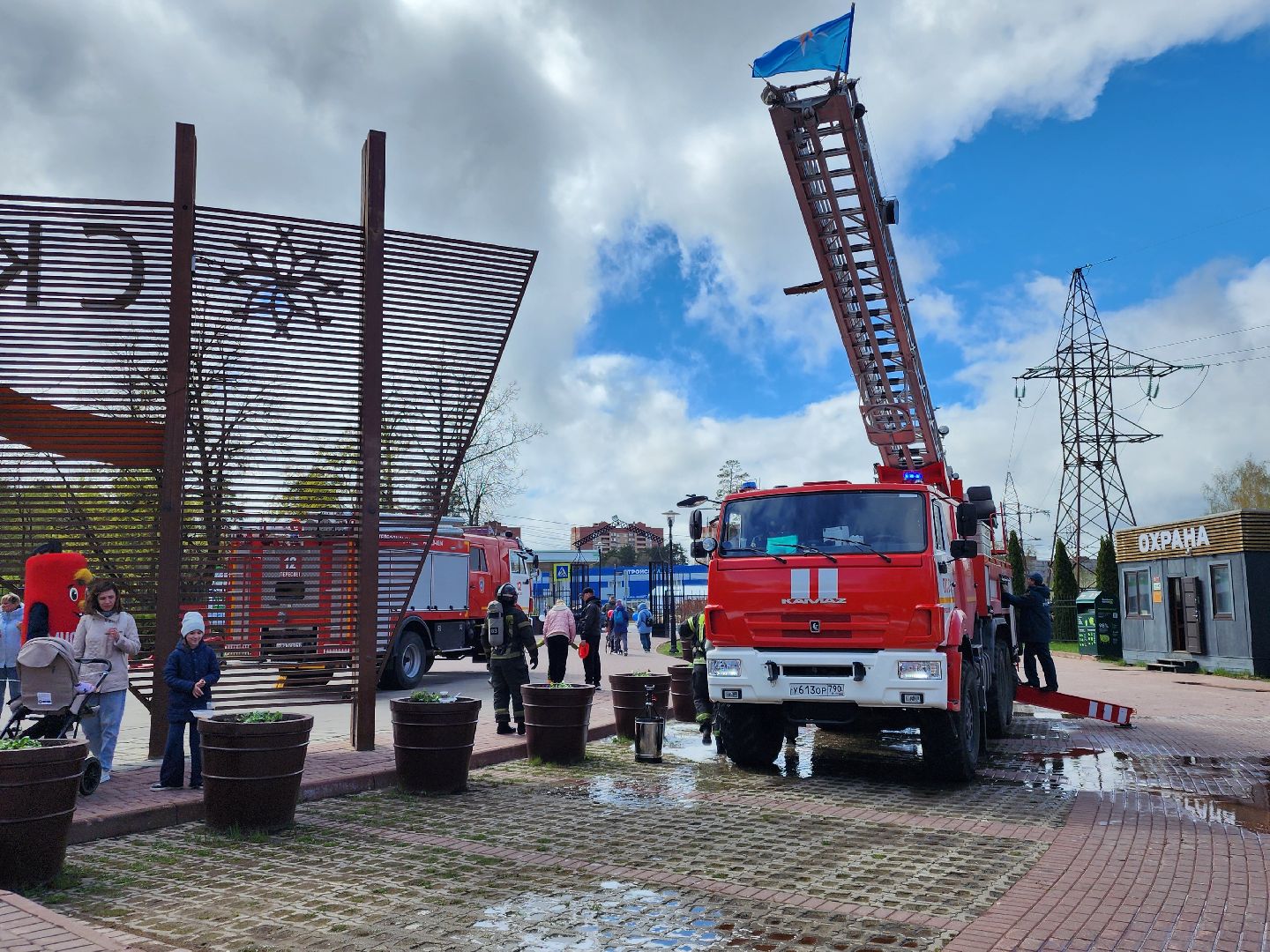 сергиев посад, день пожарной охраны, парк скитские пруды, спасатели, пожарные,