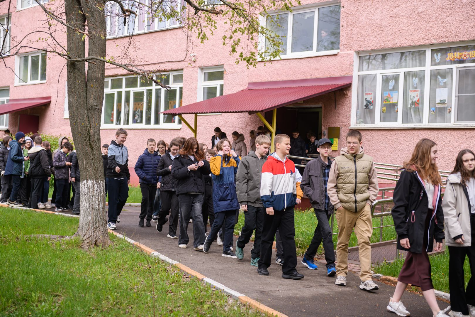 общество, гимназия 4 лыткарино, учебная эвакуация,  антитеррористическая защищнность,