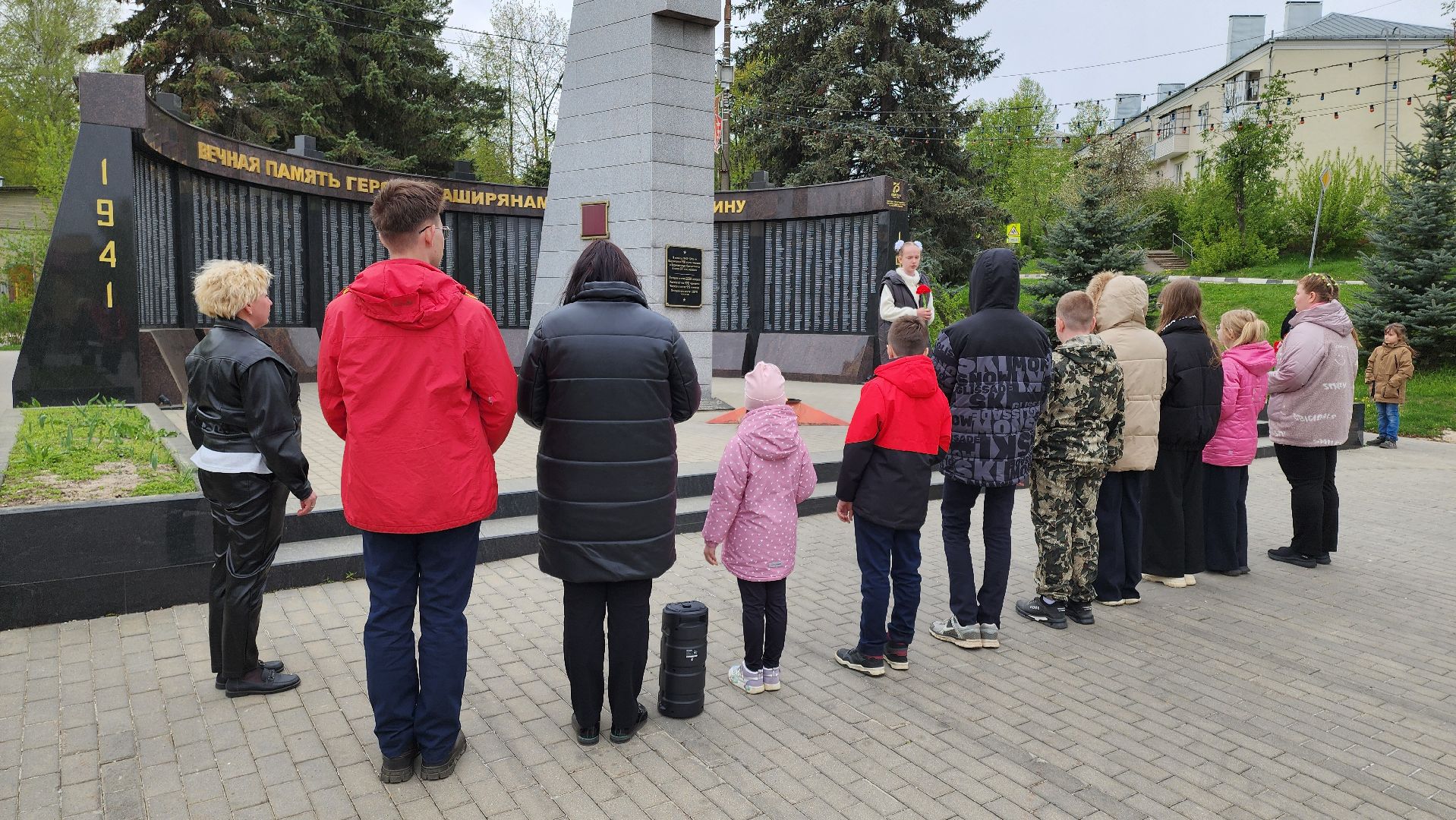 кашира, 9 мая, день победы, вов, экскурсия, мемориал, аллея славы,