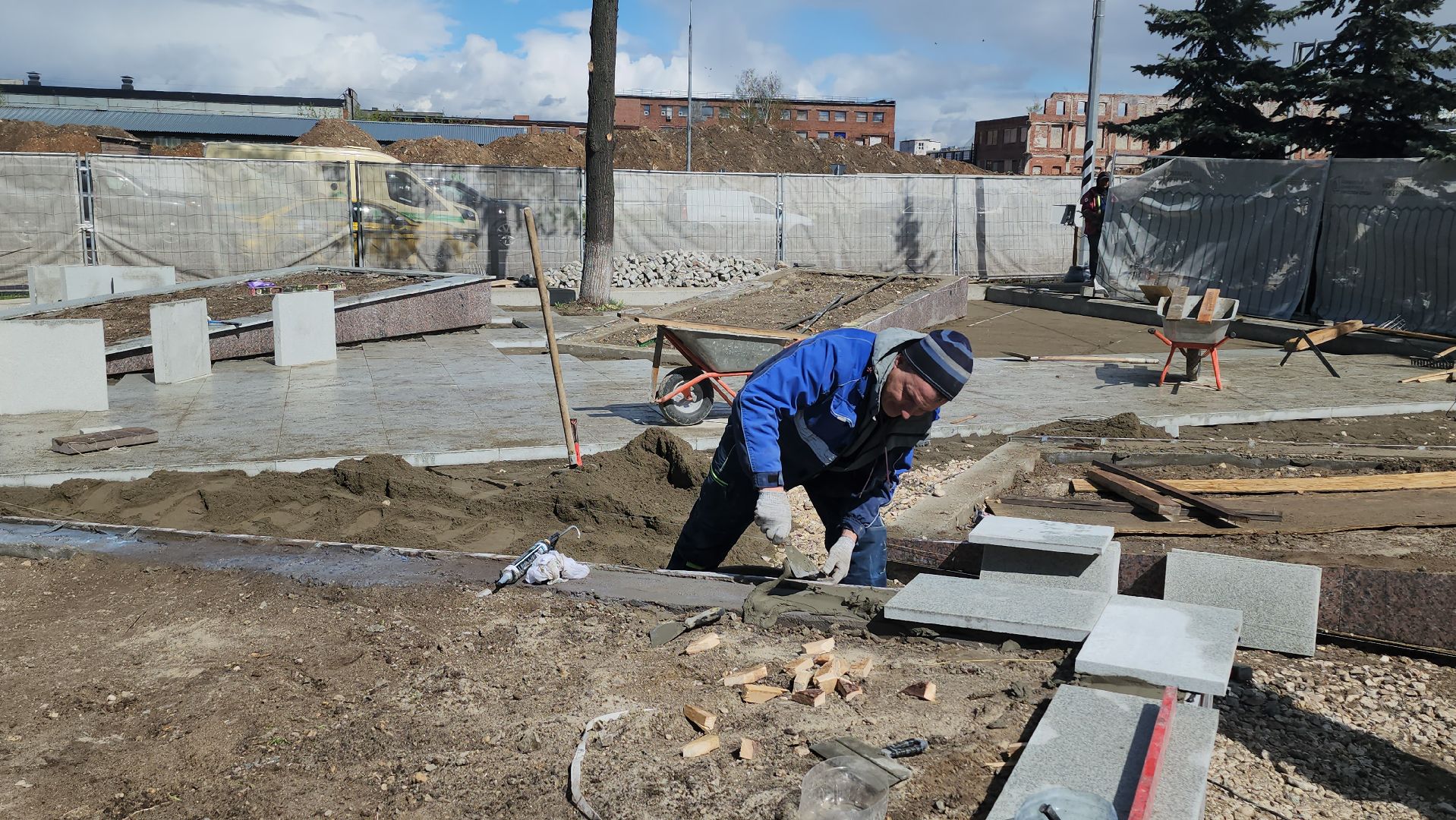 люберцы, 80-летие великой победы, реконструкция мемориала,