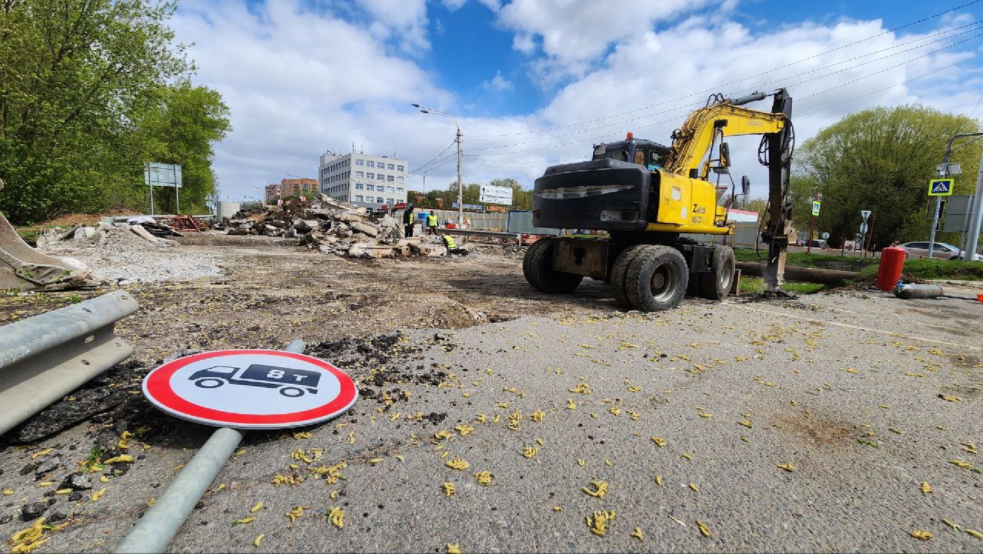 Дмитров, Ремонта моста, Мосавтодор,