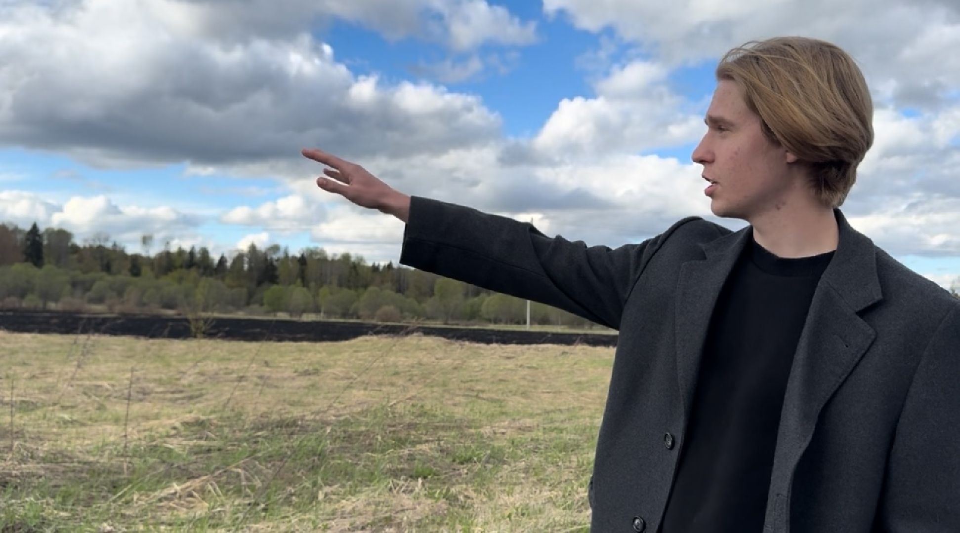 шаховская, героизм, горящее поле, пожар, огонь,