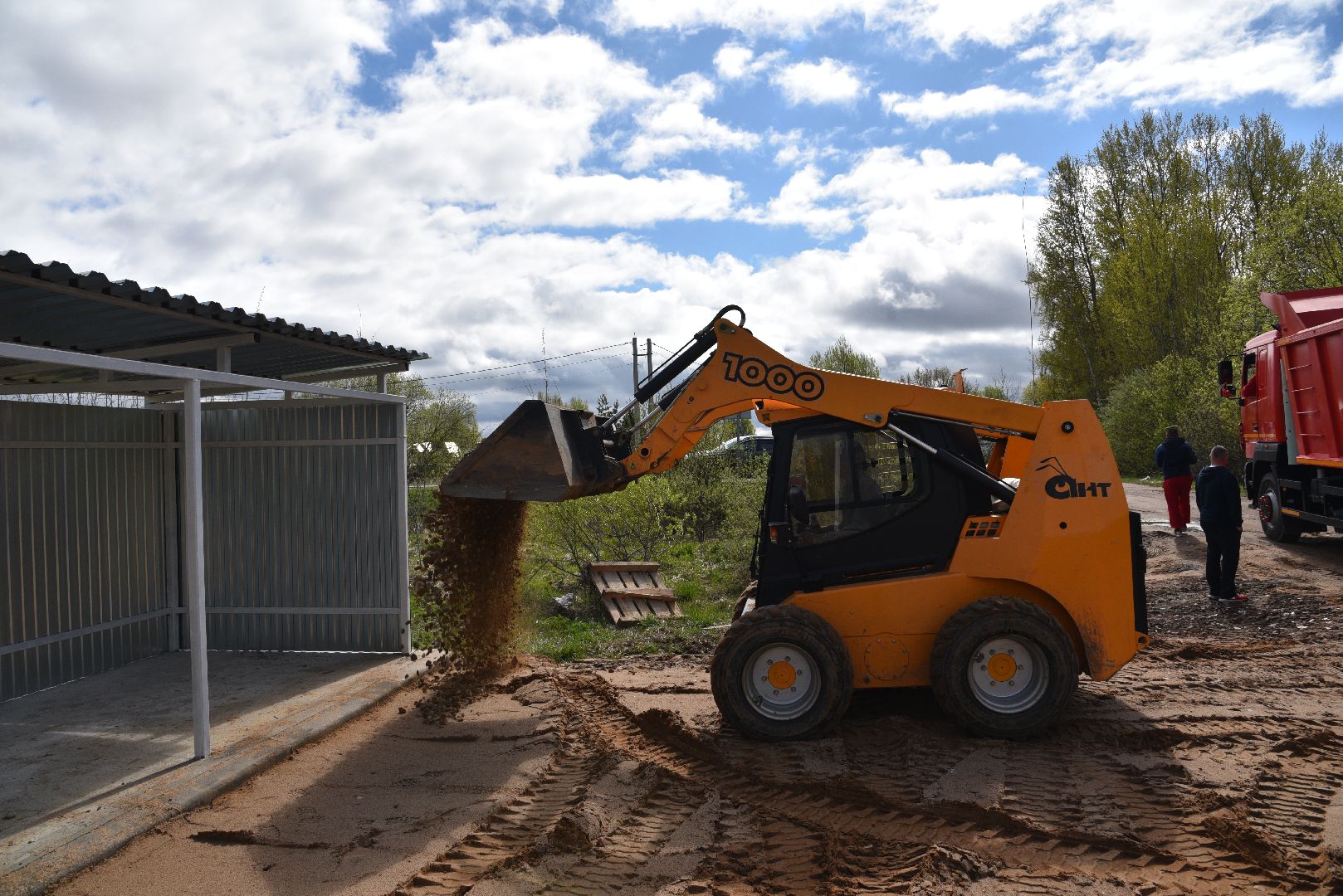 лотошино, благоустройство, вывоз мусора, контейнерная площадка,