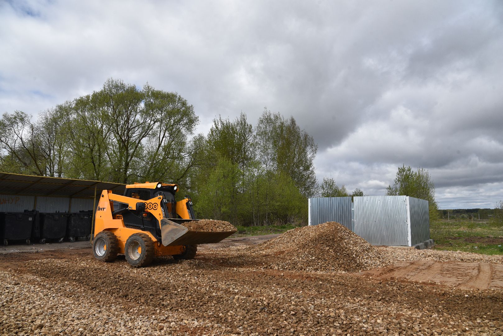 лотошино, благоустройство, вывоз мусора, контейнерная площадка,