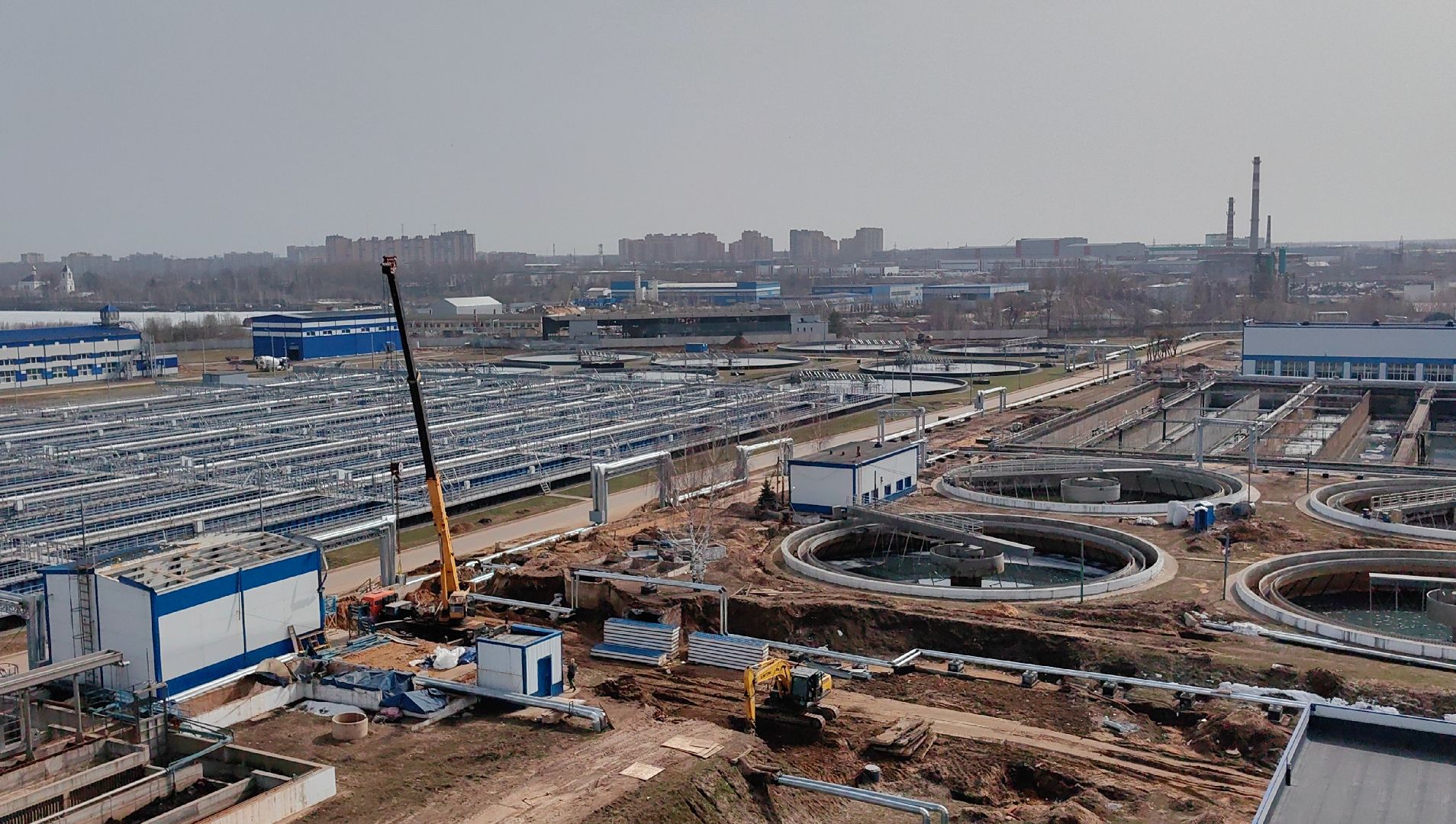 очистные сооружения, сточные воды,  выездная администрация, жкх, благоуйстройство,