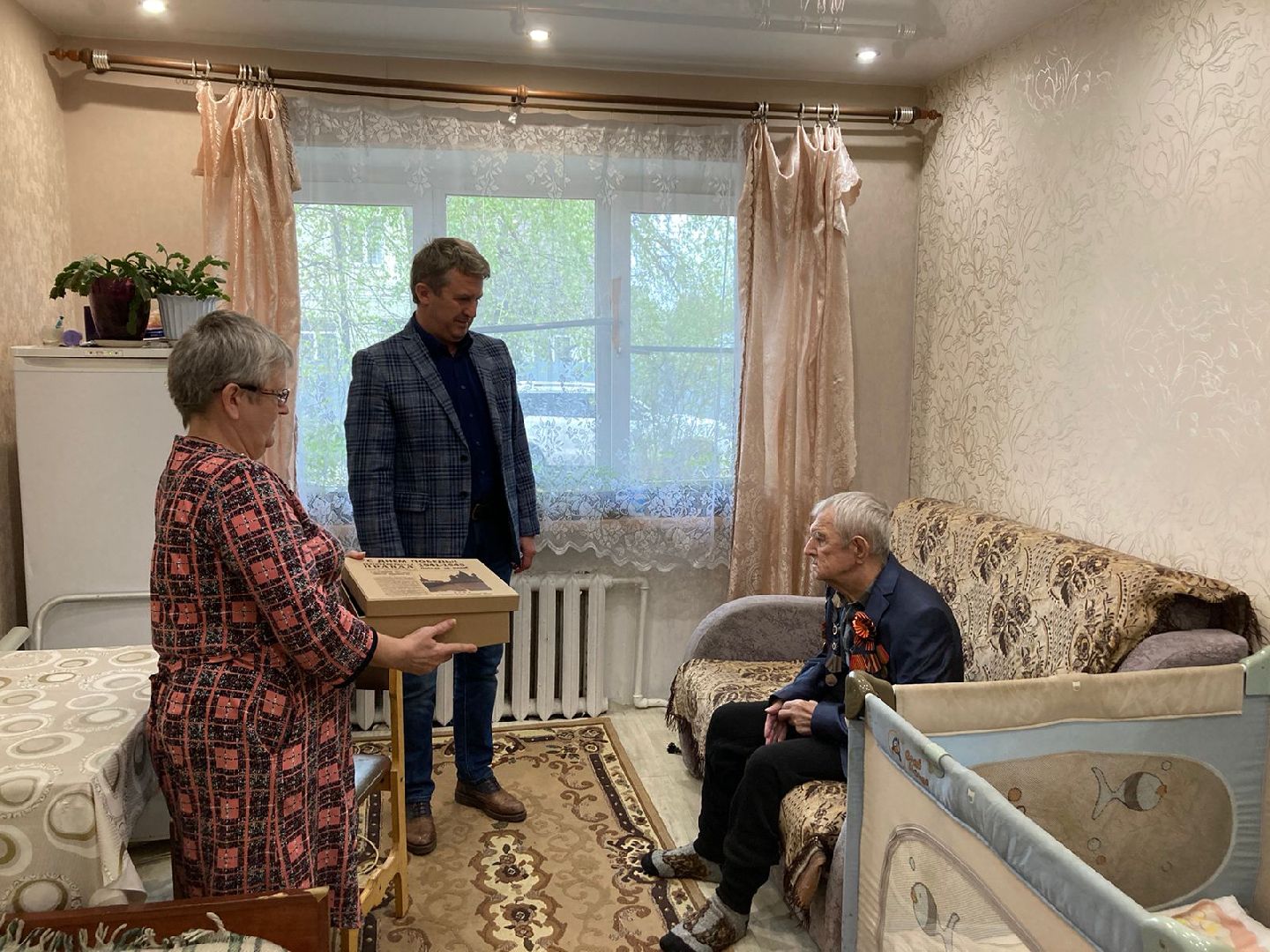 Одинцово, Голицыно, ветеран, поздравление, день Победы,