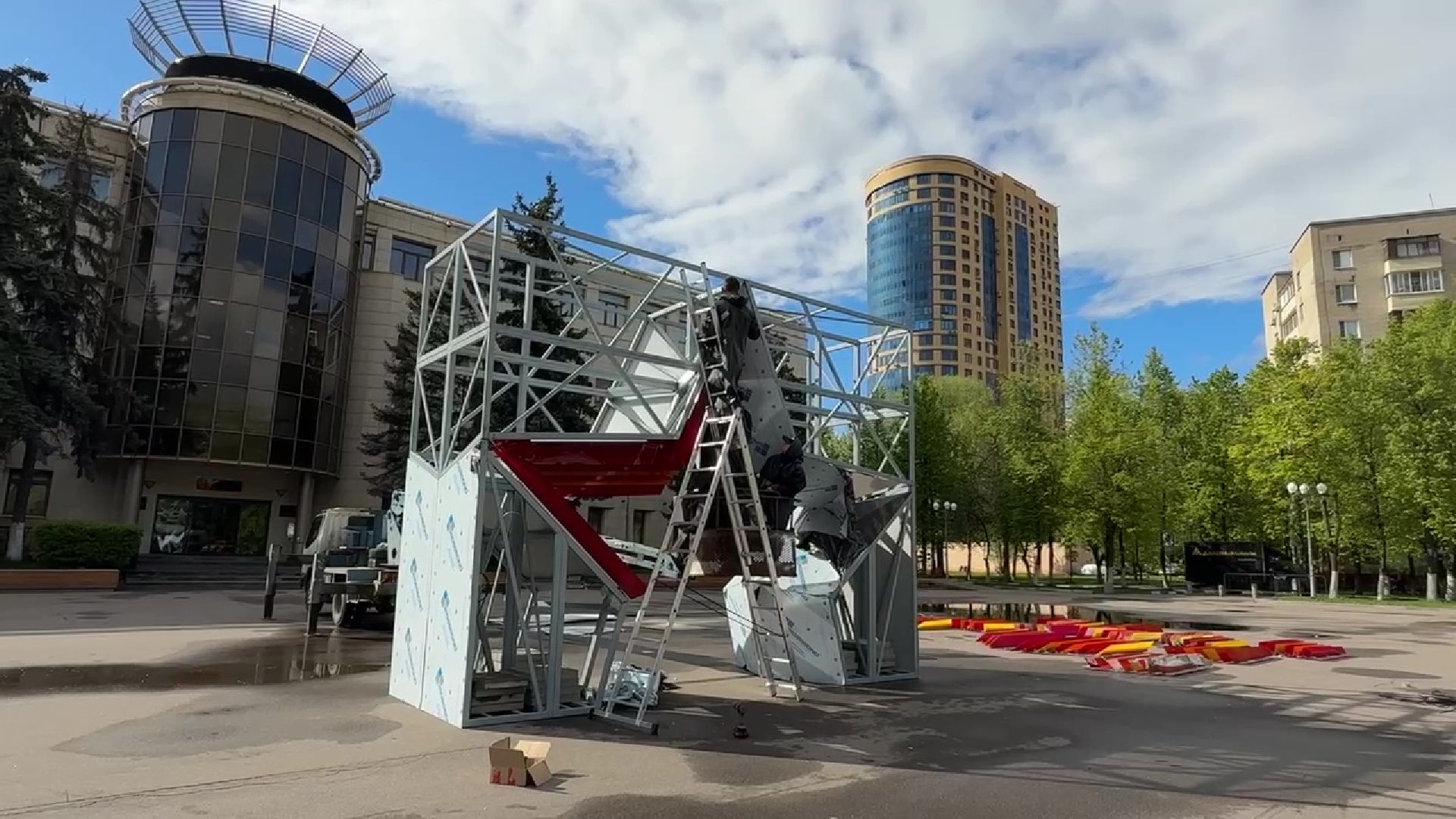 реутов, праздник, 9 мая, день победы, украшение