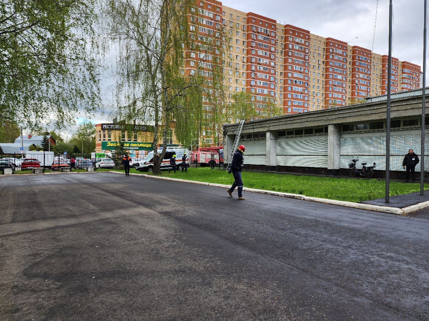 раменское, общество, пожарная безопасность, тренировочная эвакуация в раменском колледже,