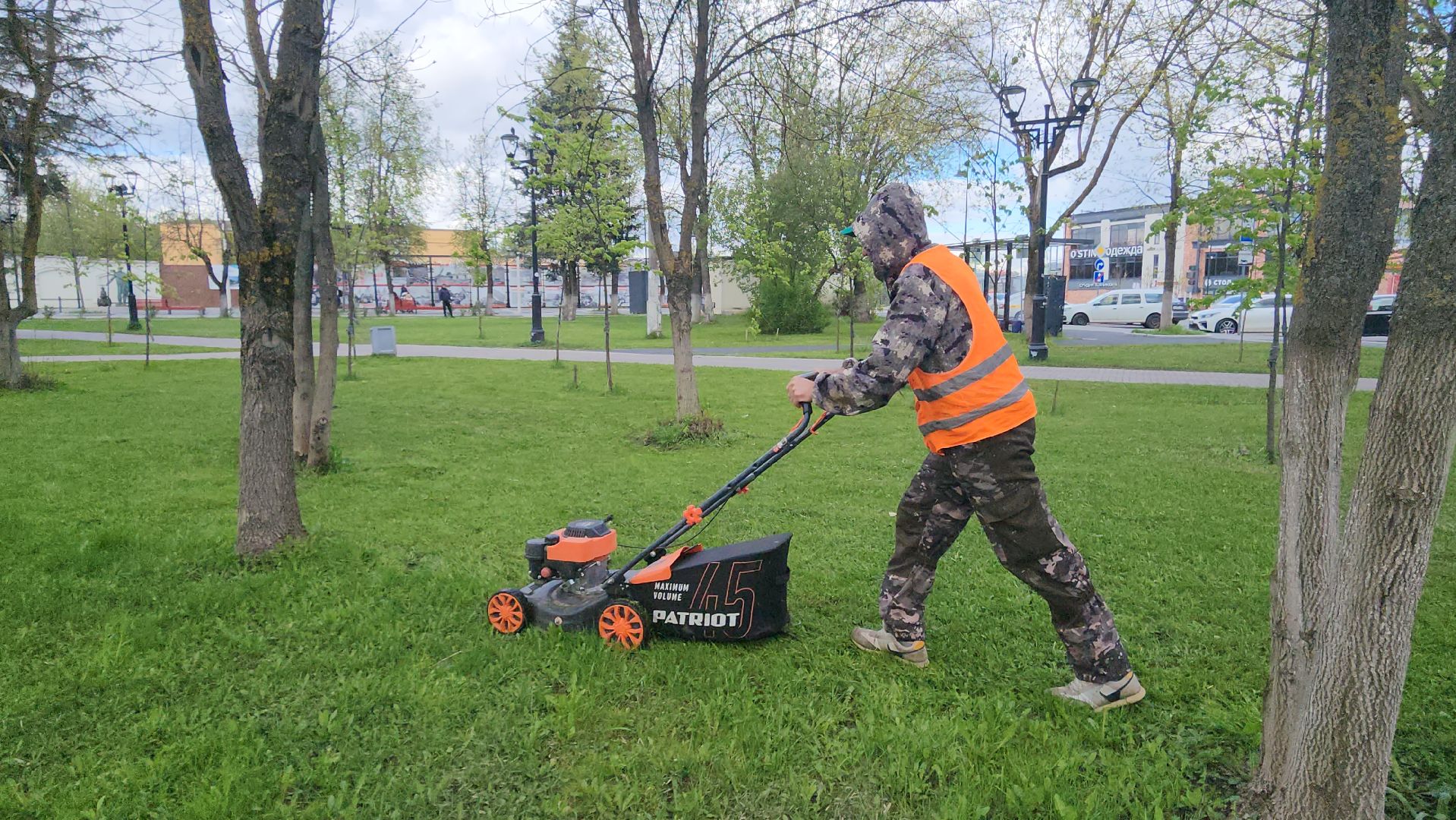 Истра, Сквер, Газон, Благоустройство,