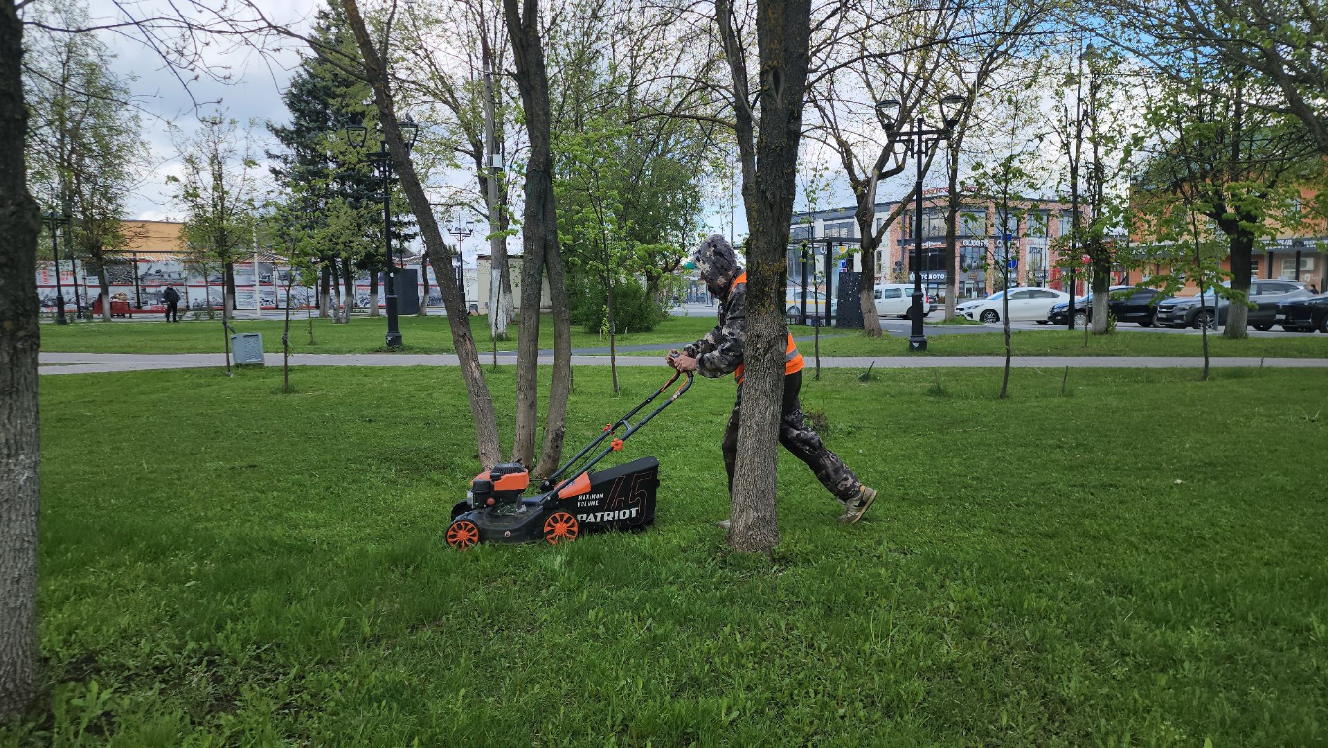 Истра, Сквер, Газон, Благоустройство,