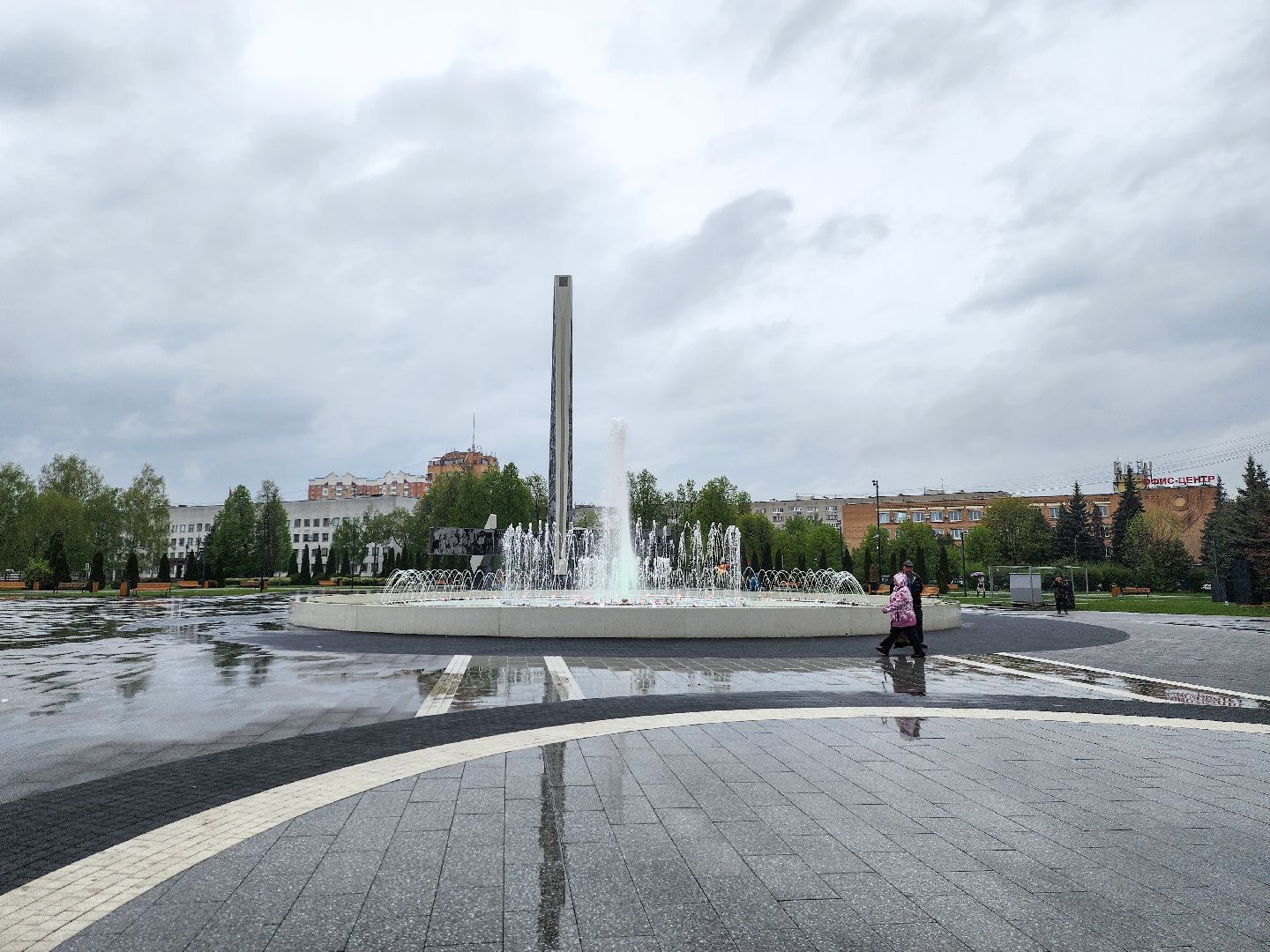 Подольск, Новый фонтан, сквер поколений,