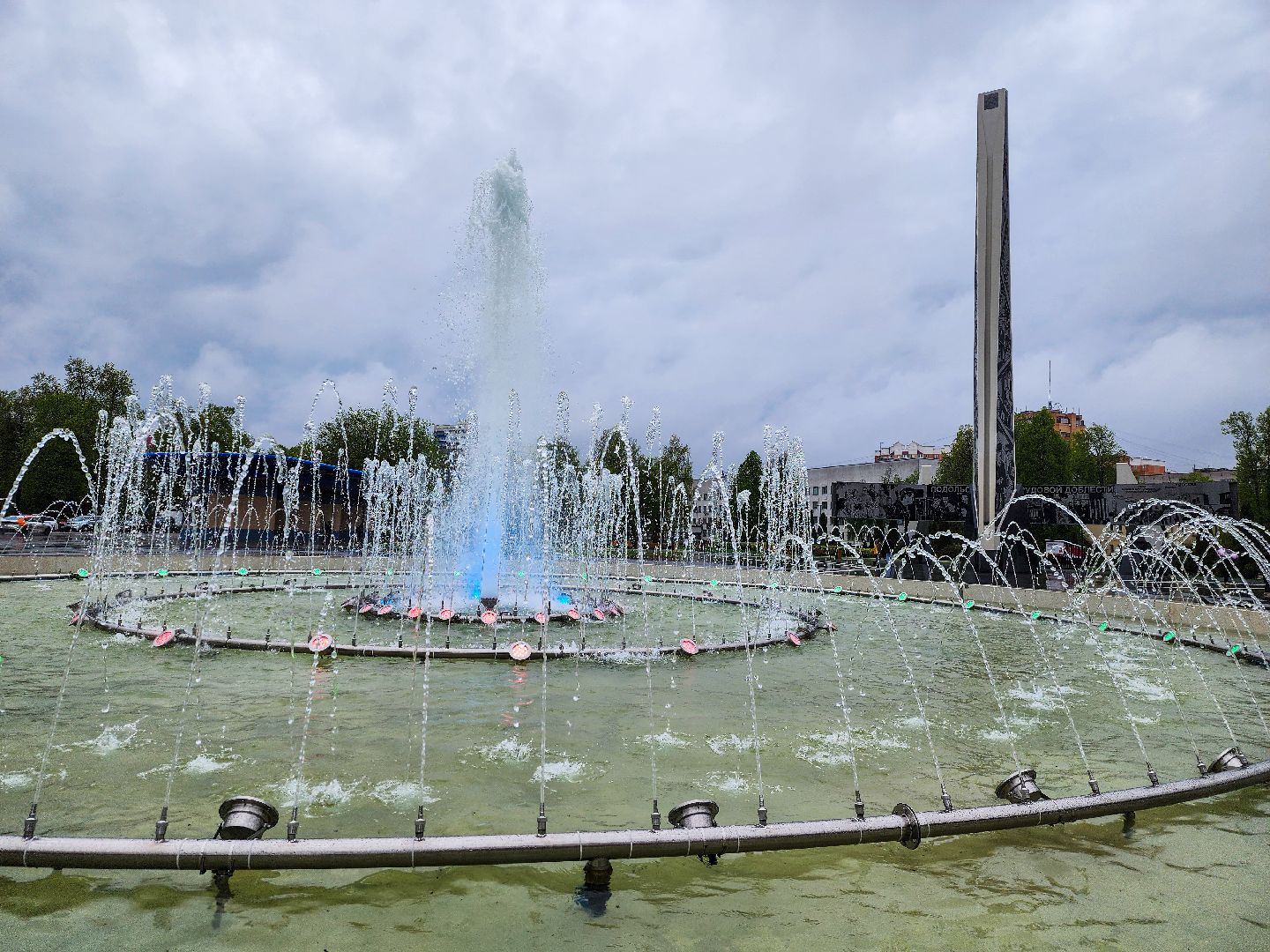 Подольск, Новый фонтан, сквер поколений,