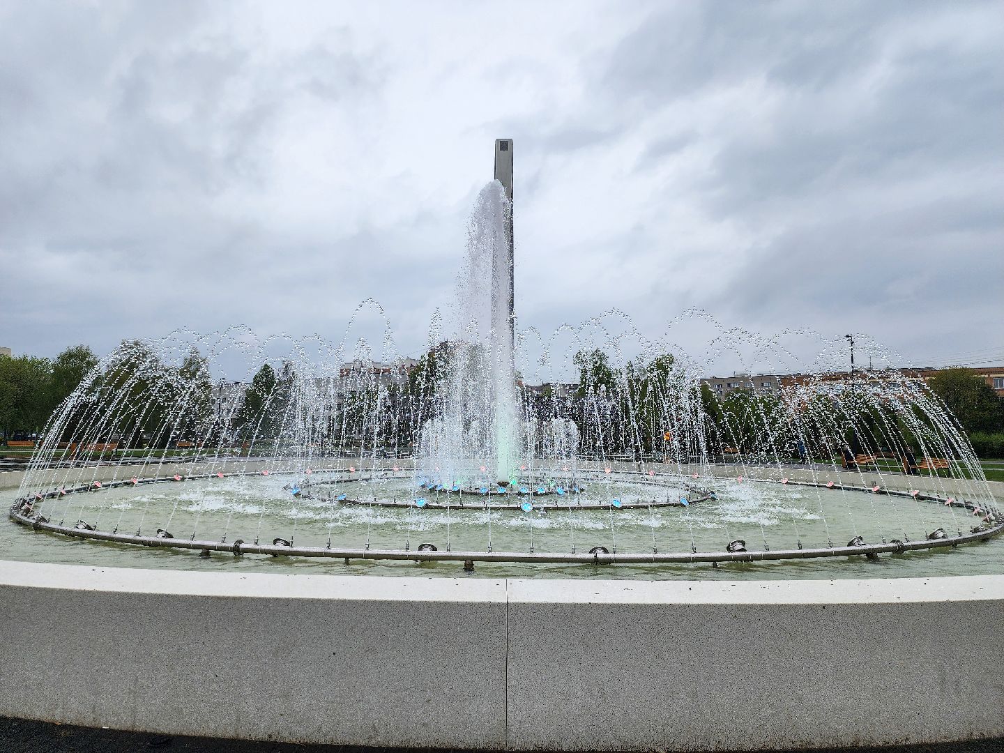 Подольск, Новый фонтан, сквер поколений,