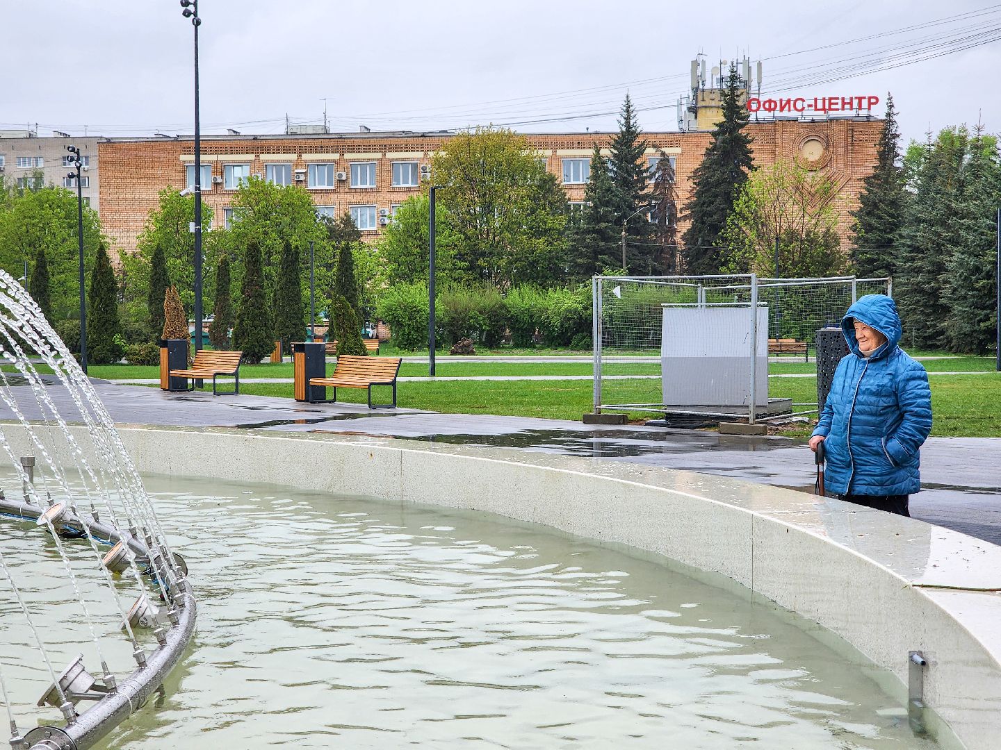 Подольск, Новый фонтан, сквер поколений,