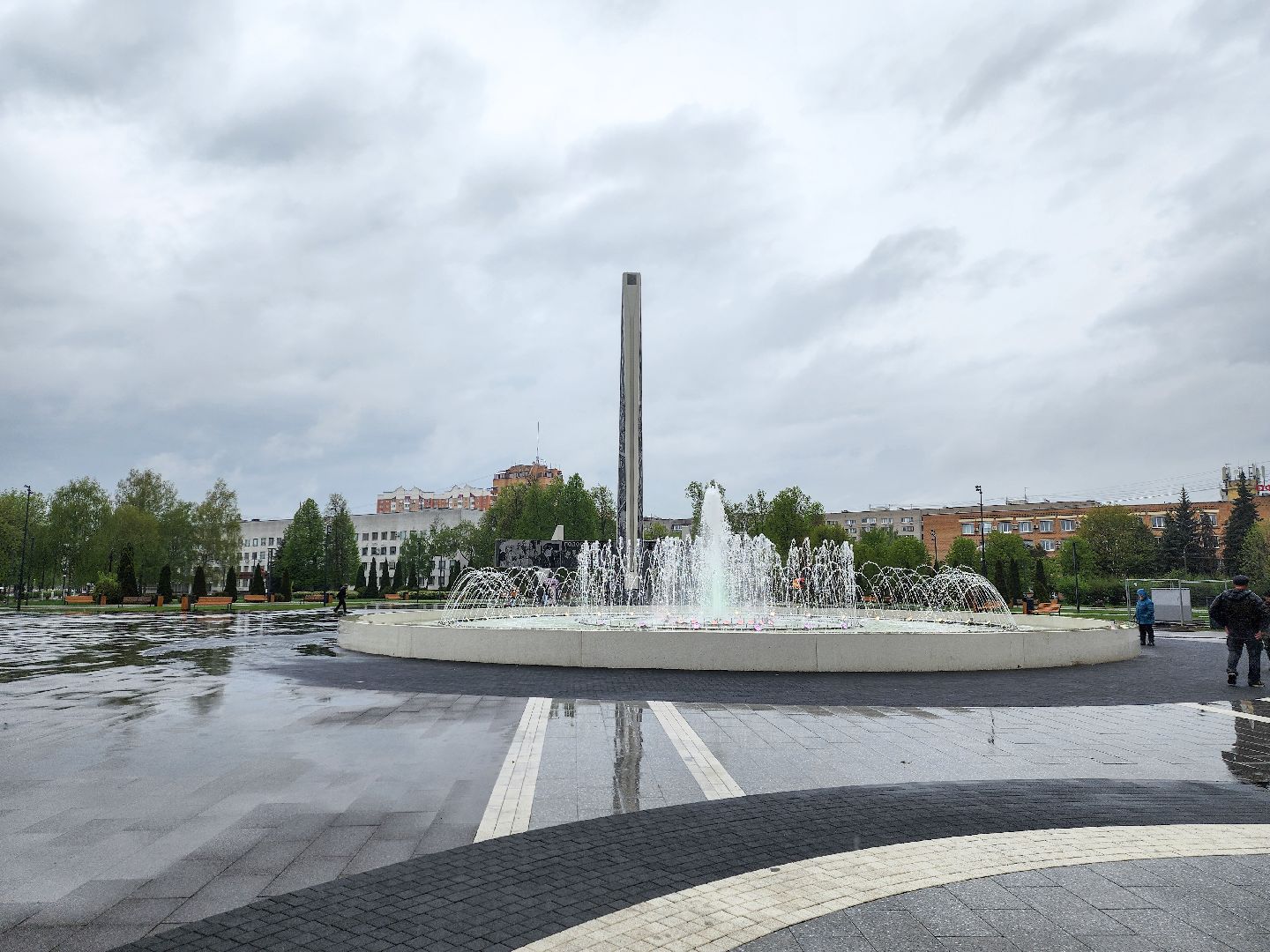 Подольск, Новый фонтан, сквер поколений,