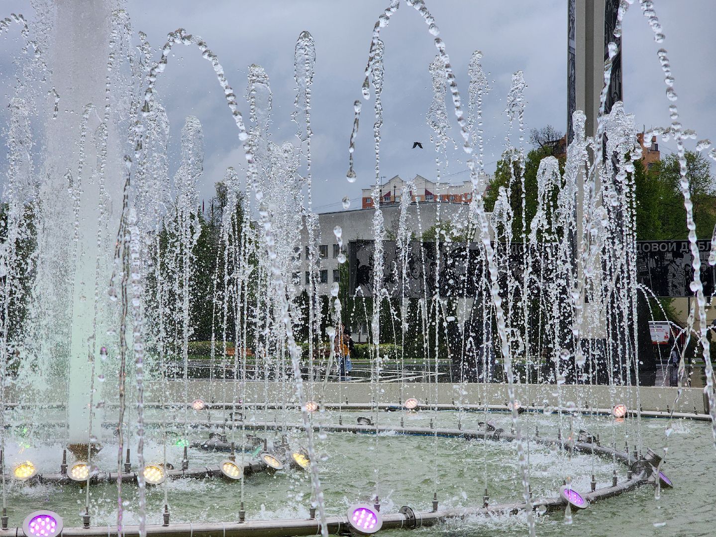 Подольск, Новый фонтан, сквер поколений,