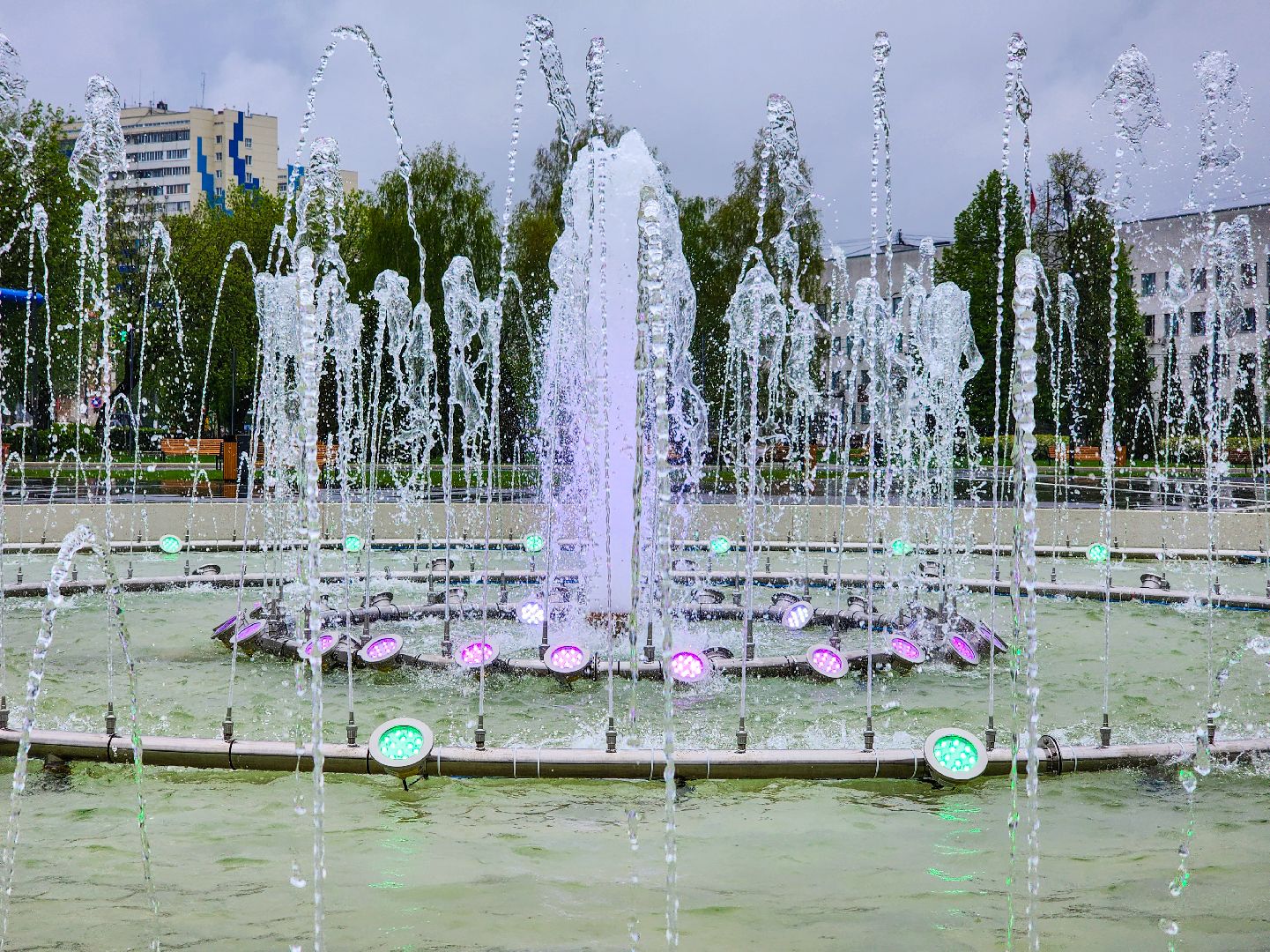 Подольск, Новый фонтан, сквер поколений,