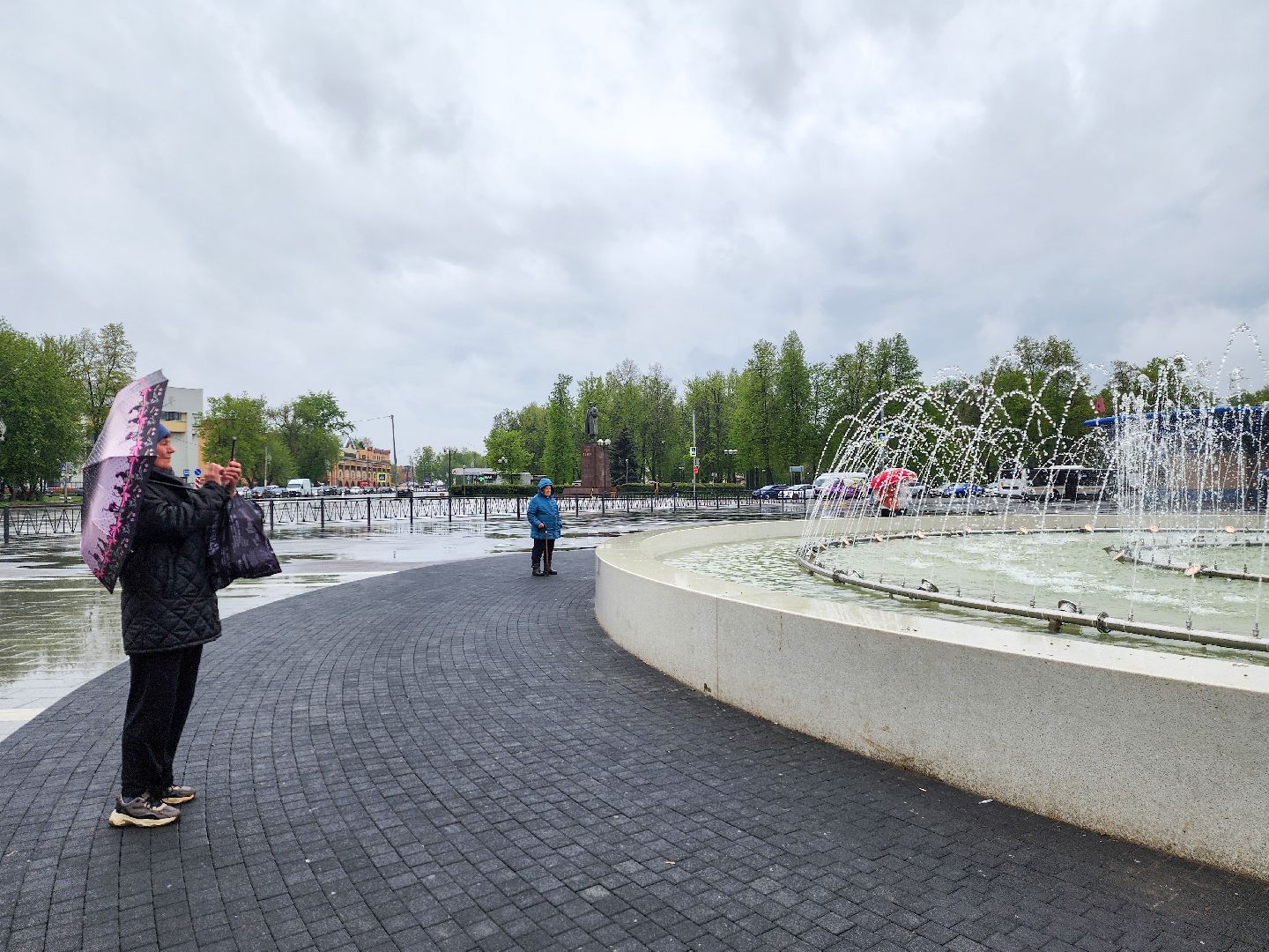 Подольск, Новый фонтан, сквер поколений,