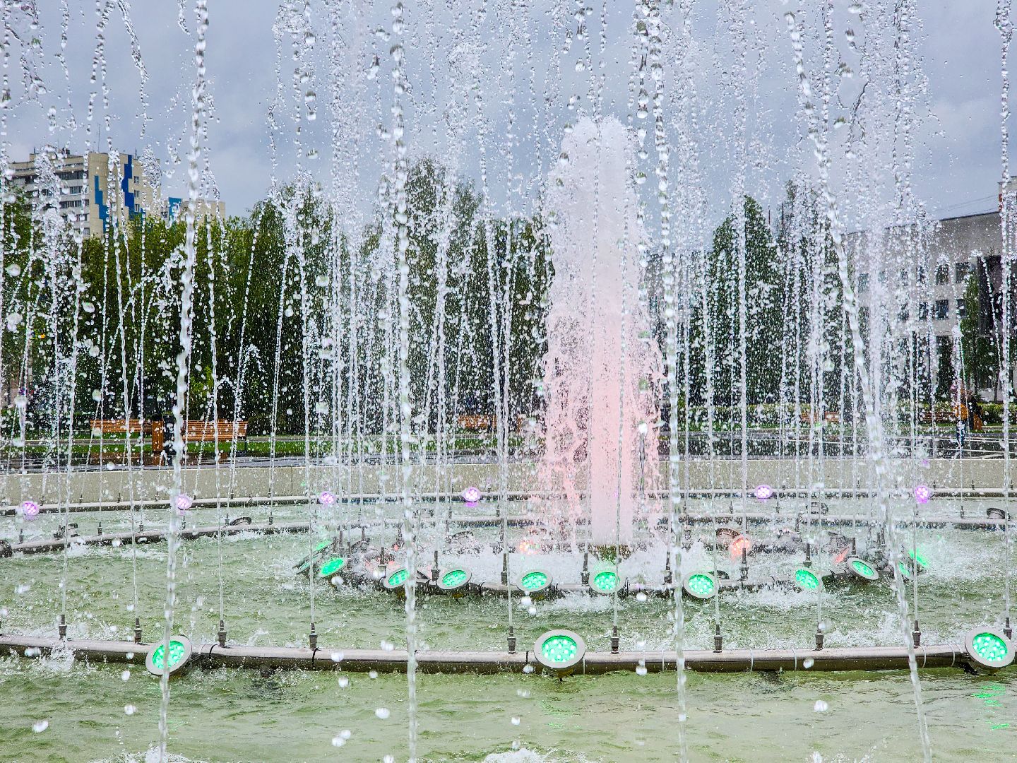 Подольск, Новый фонтан, сквер поколений,