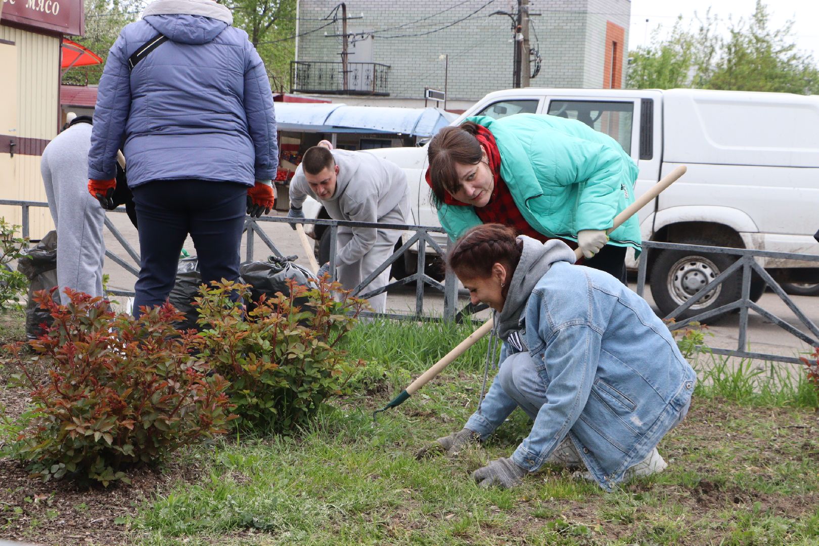 Зарайск, Субботник, Розарий Зарайска, Благоустройство ,