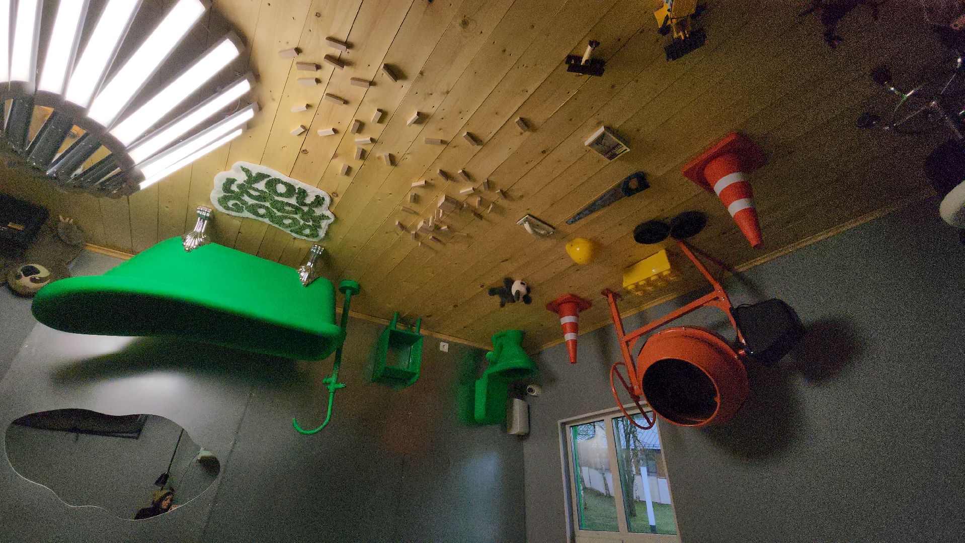 перевернутый дом, Аттракцион , Лобня, Шухов, Архитектура,