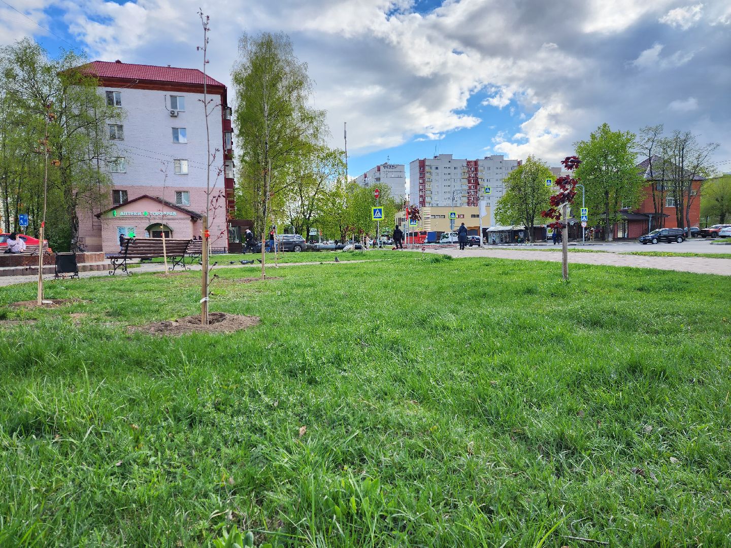 раменское, благоустройство, аллея приборостроителей,