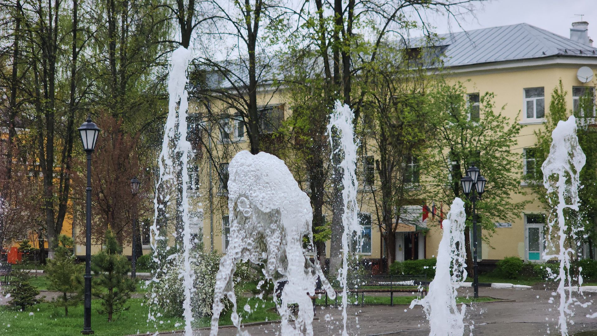 щёлково, фонтан, сезон фонтанов,