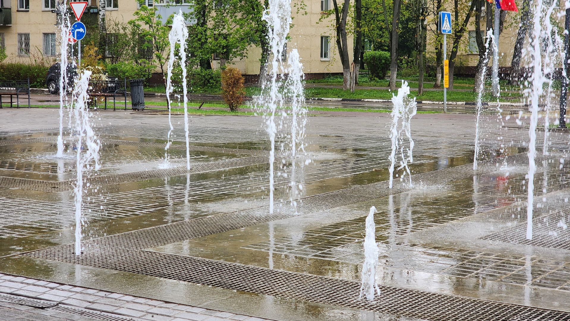 щёлково, фонтан, сезон фонтанов,