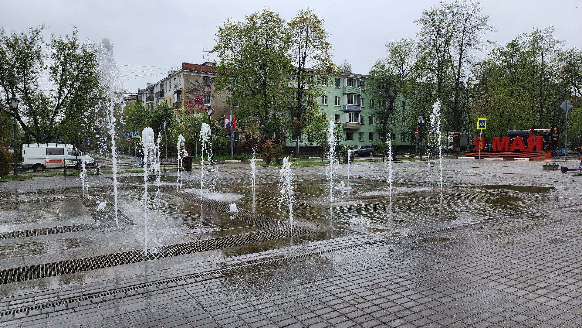 щёлково, фонтан, сезон фонтанов,