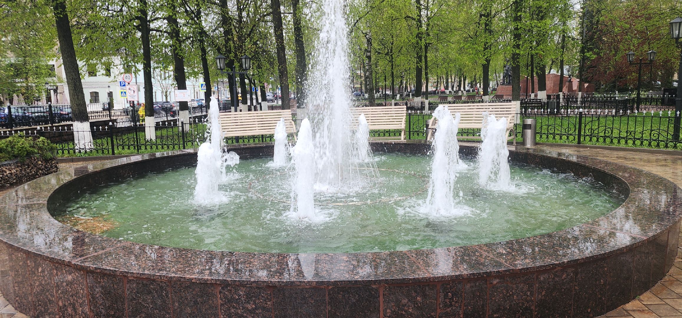 Звенигород, Благоустройство, Сезон фонтанов ,