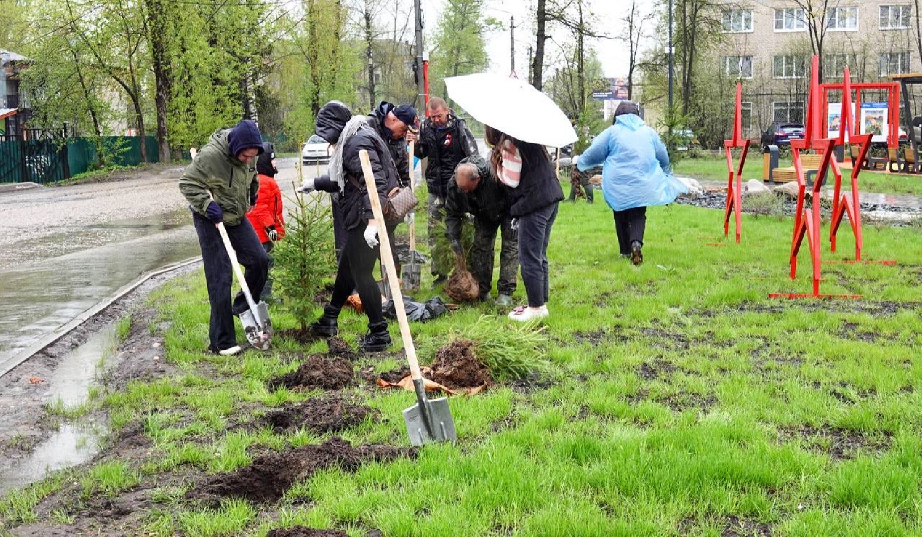 9 мая, сад памяти, экология , сергиев посад, сергиево-посадский городской округ,