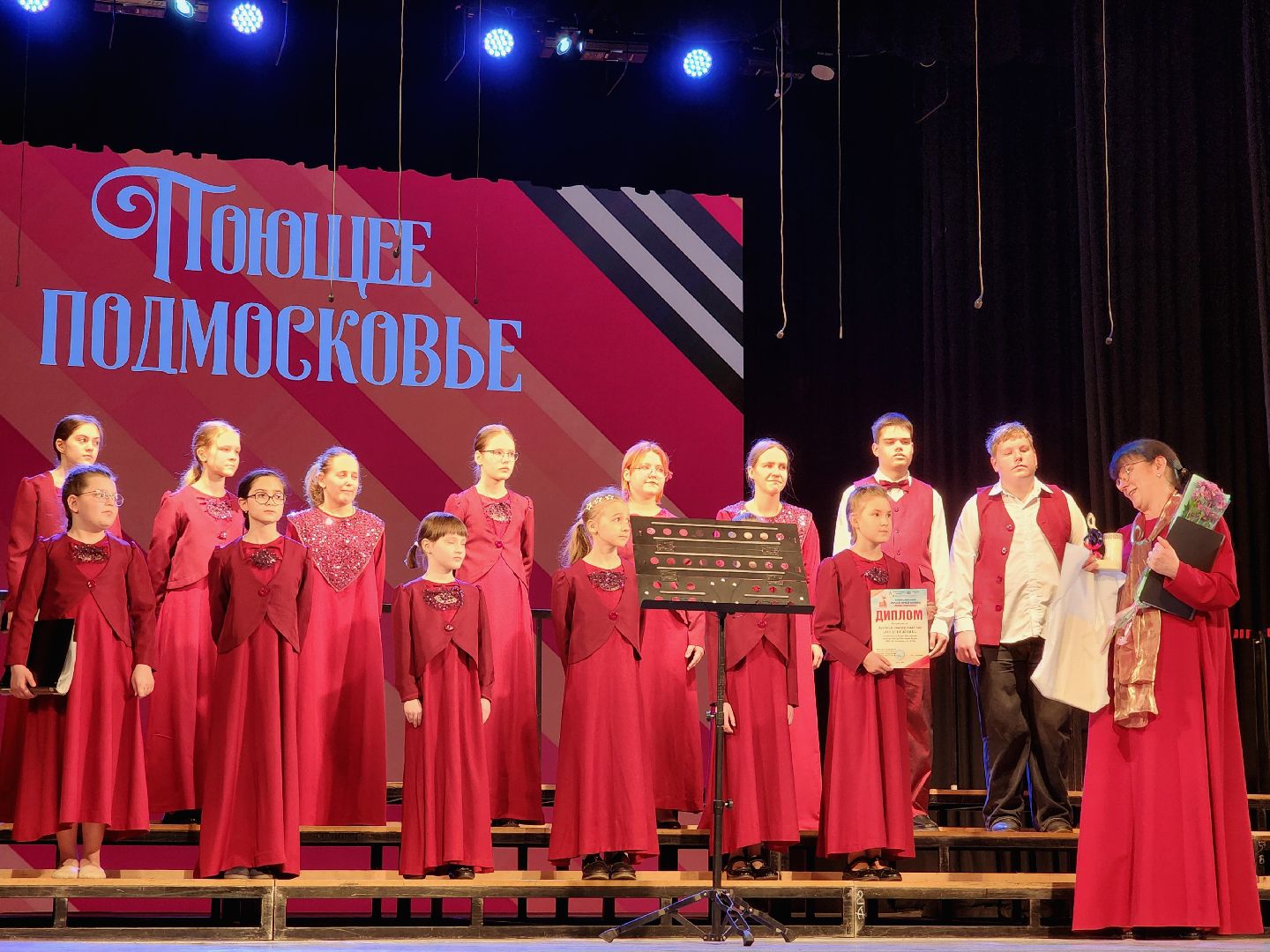 дубна, фестиваль, поющее подмосковье, хор, 80-летие победы,