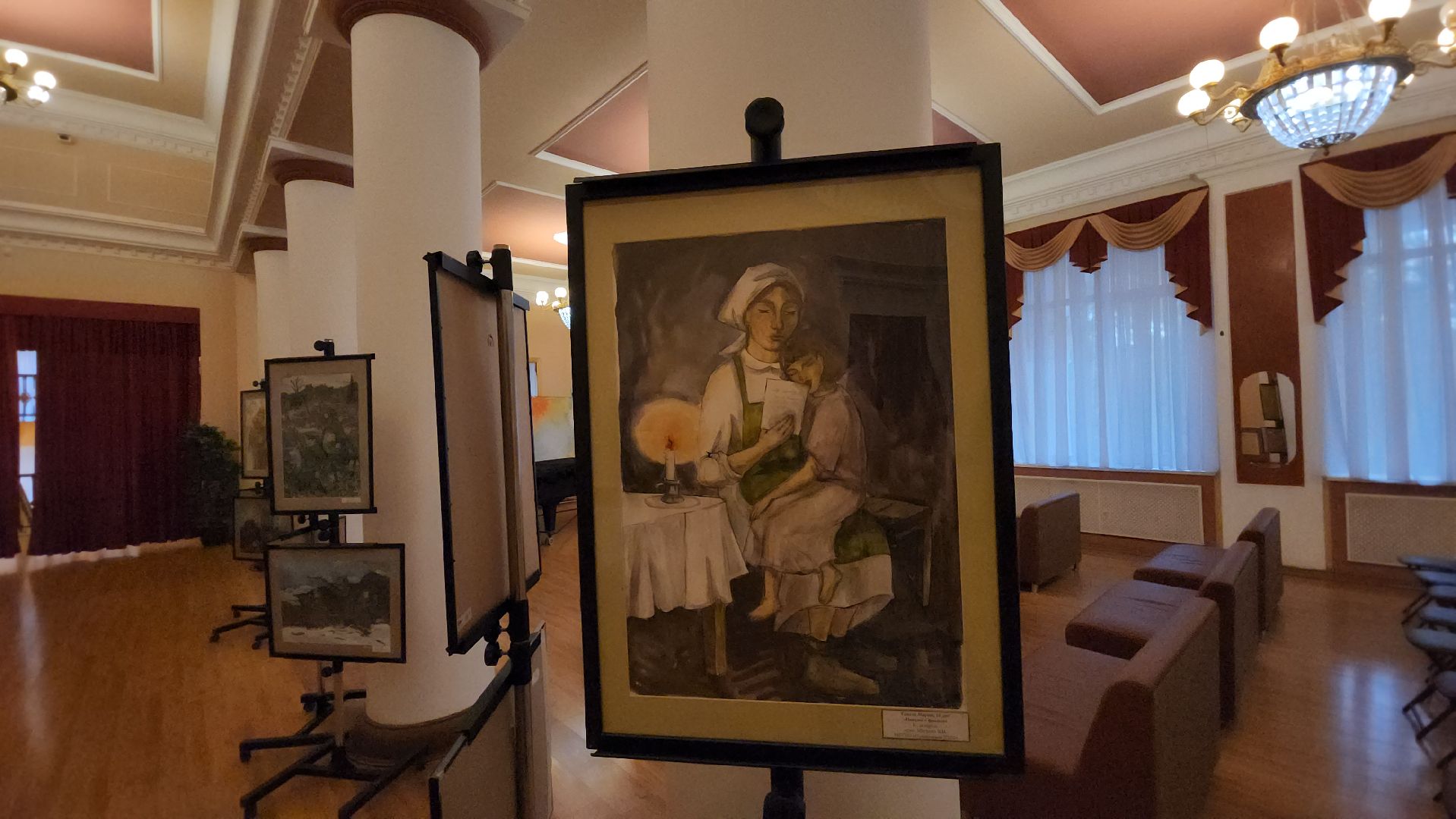 пушкино,  экспозиция, великая отечественная война, 80-летие великой победы, картины, художественная выставка, художественная школа, патриотизм, история,