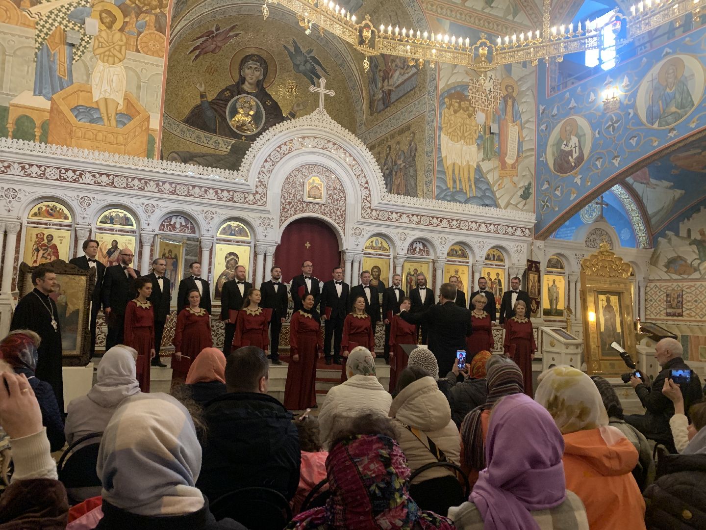 Балашиха, пасхальный фестиваль, патриарший хор храма Христа Спасителя, православие, Главный храм Росгвардии