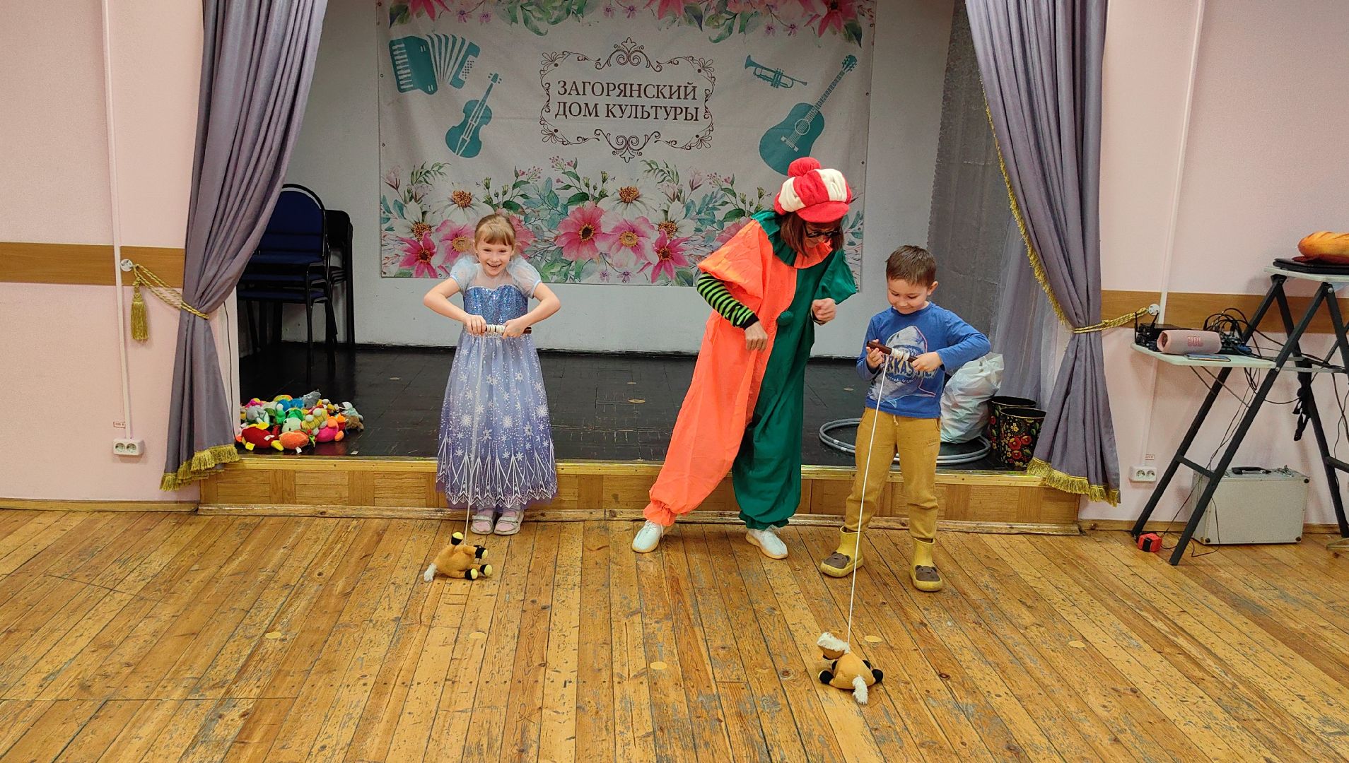 клоун, игры, весна, природа, дк,