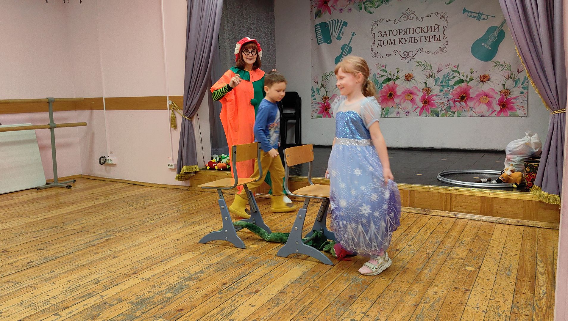 клоун, игры, весна, природа, дк,