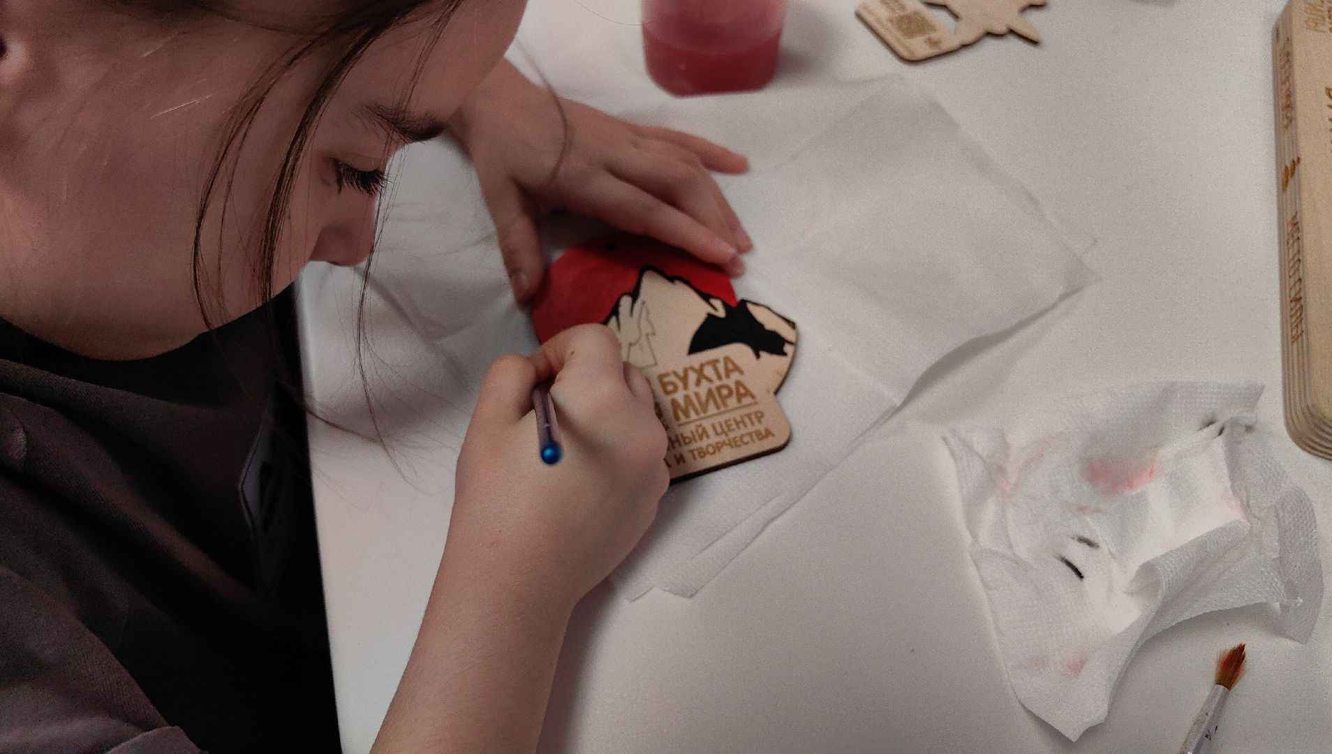 мастер-класс, акриловые краски, брелок,  роспись, парк,