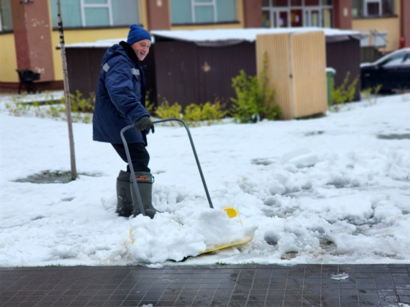 дубна, снегопад, уборка, жкх, дворники,