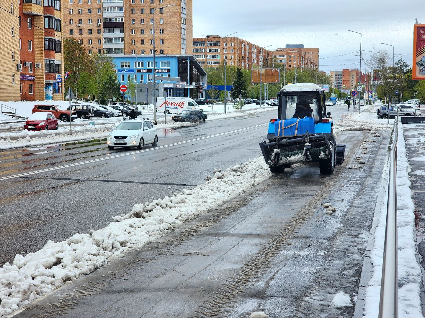 дубна, снегопад, уборка, жкх, дворники,