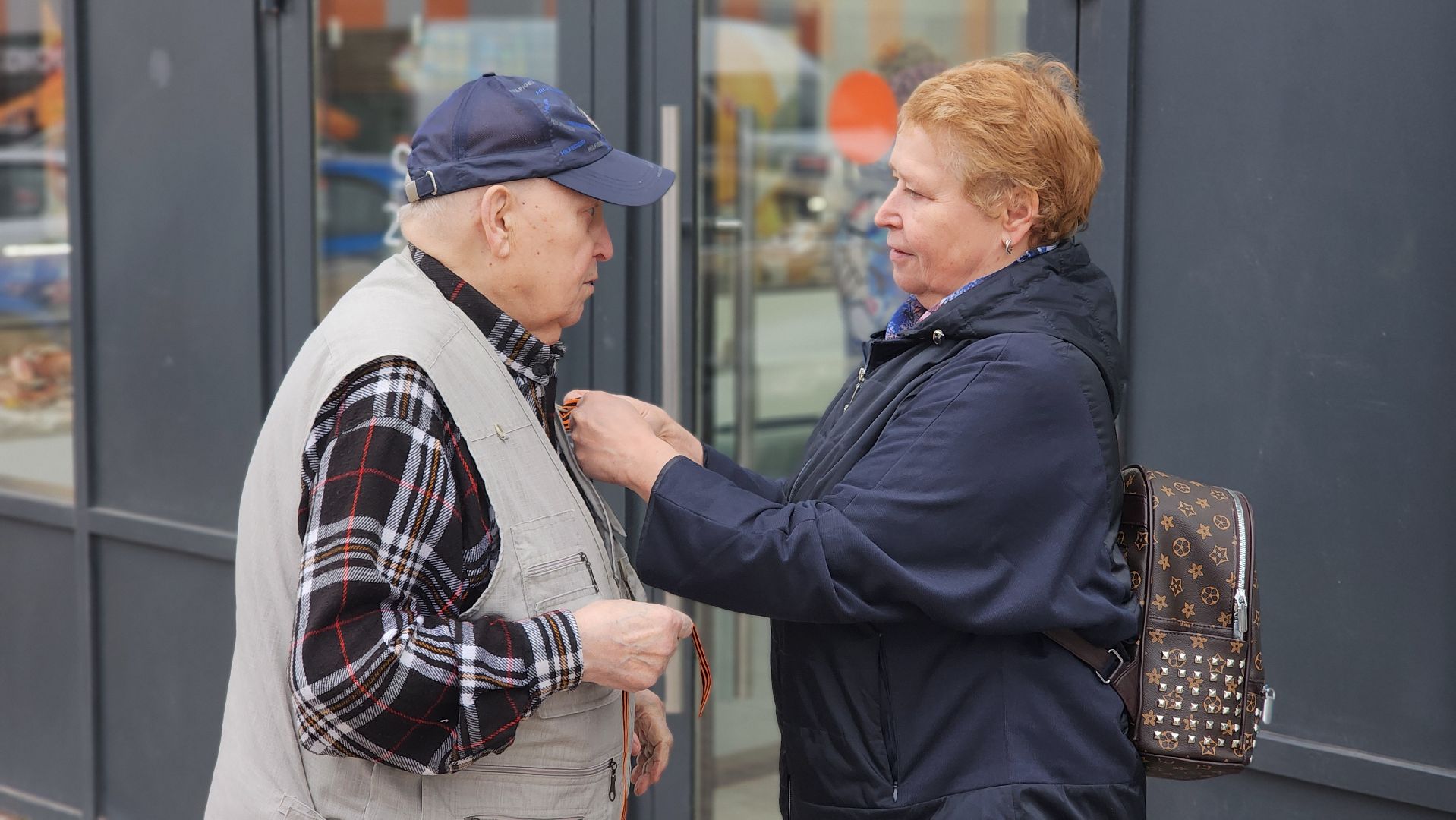 волоколамск, 9 мая, георгиевская ленточка,