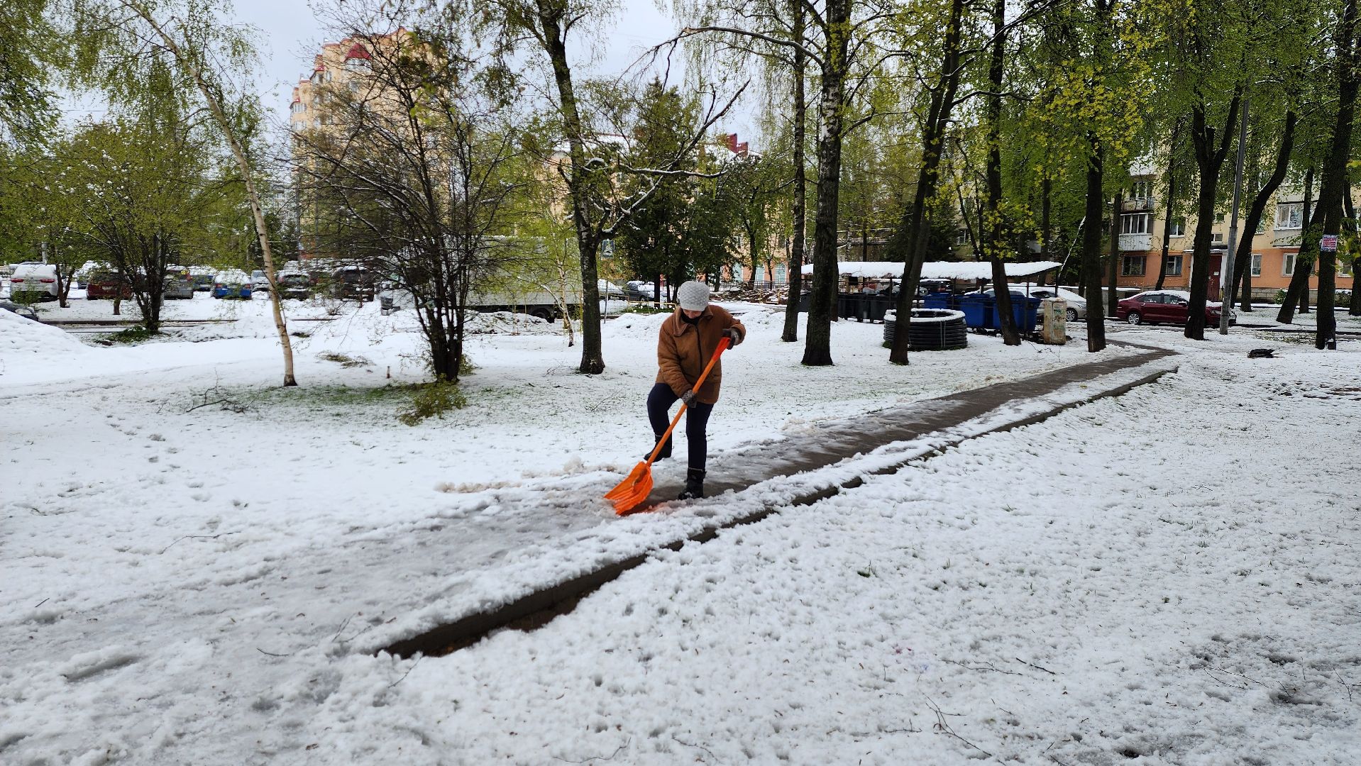 клин, карла маркса, снегопад, жкх,