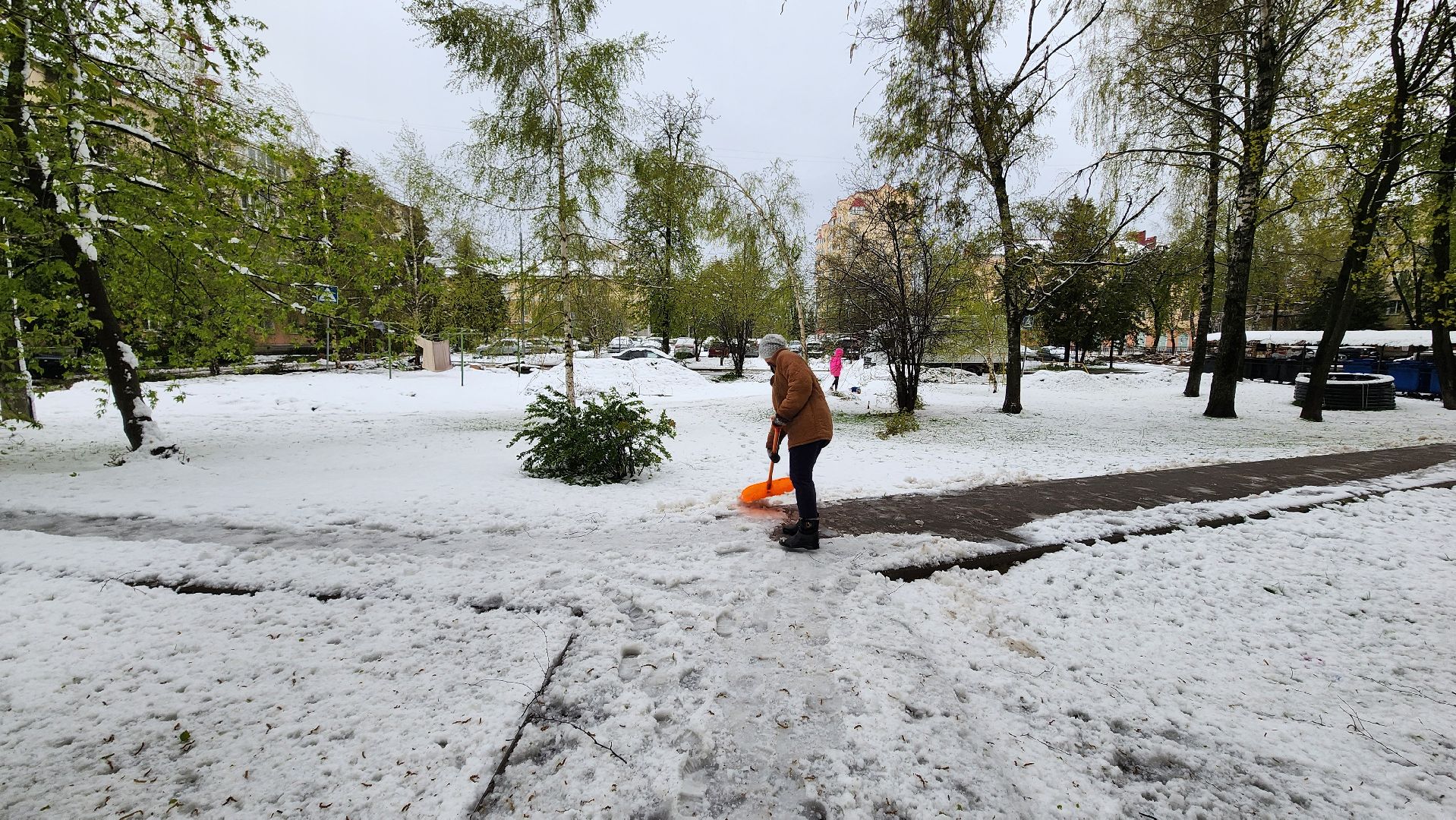 клин, карла маркса, снегопад, жкх,