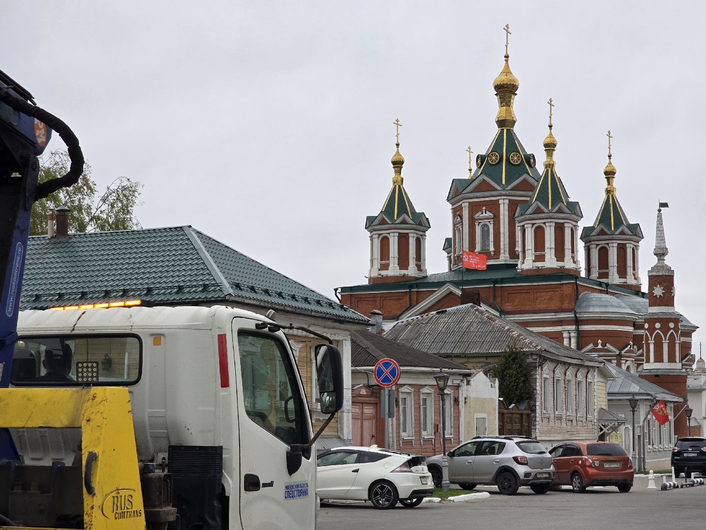 Коломна, эвакуация машин, парковка,